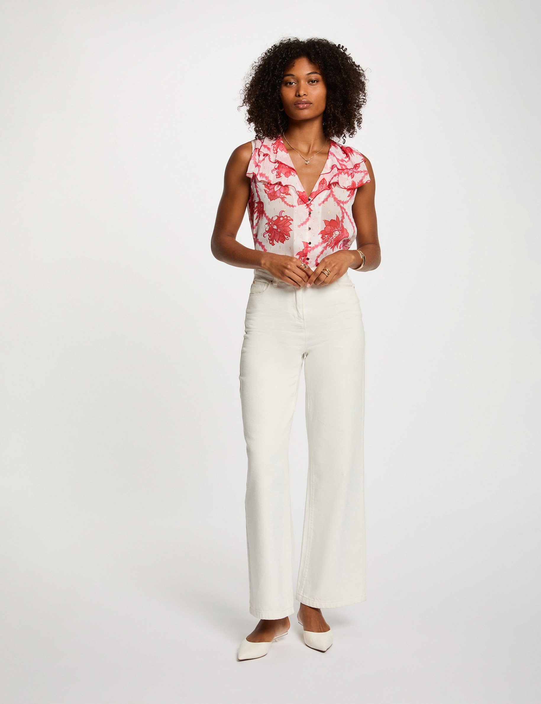 sleeveless shirt multicolor women Sleeveless shirt multicolor women