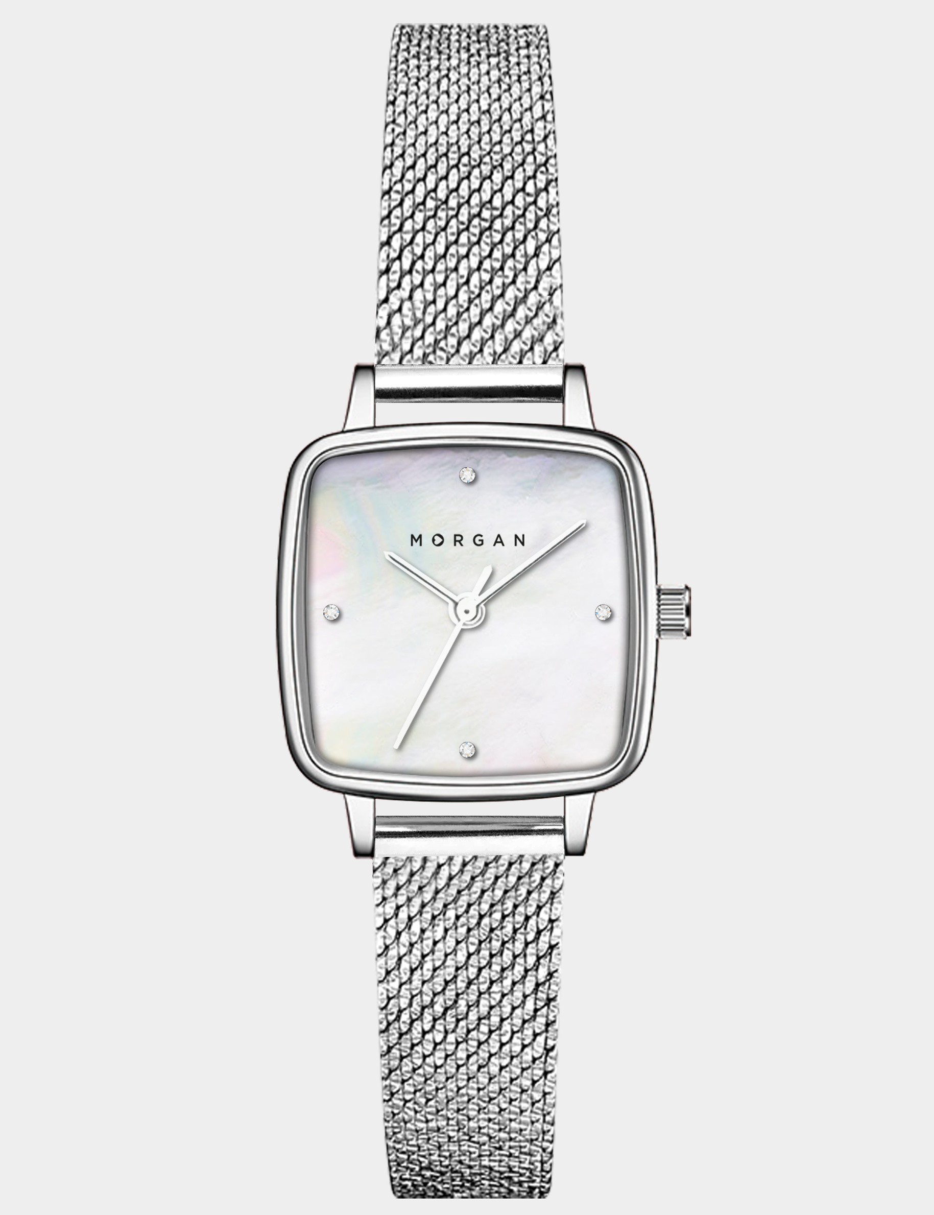 Watch silver color women