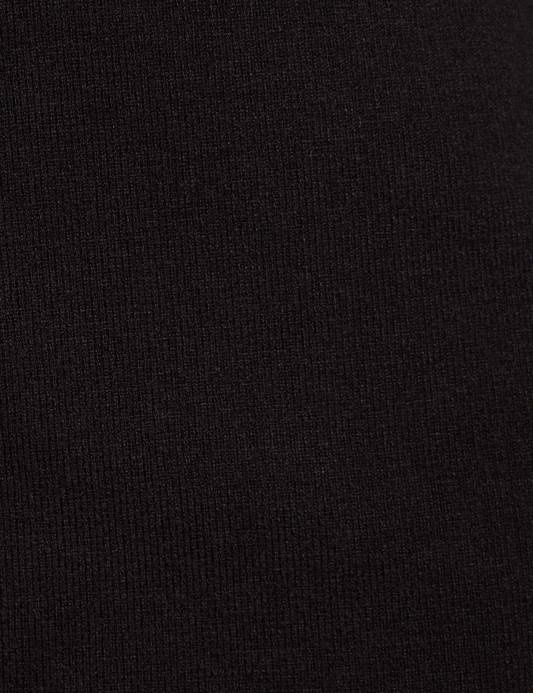 short 2 in 1 effect dress black women null