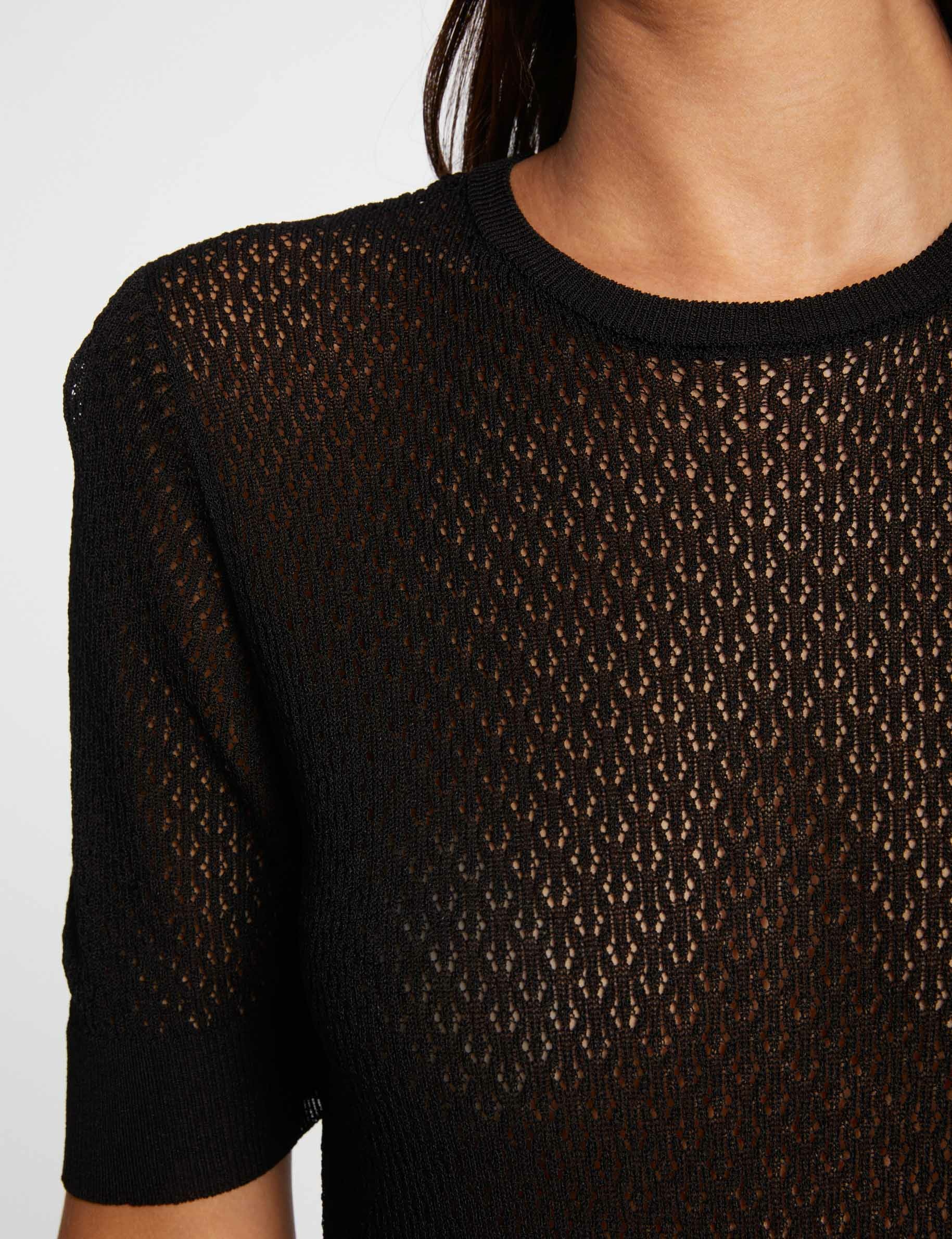 Pull manche courte femme best sale