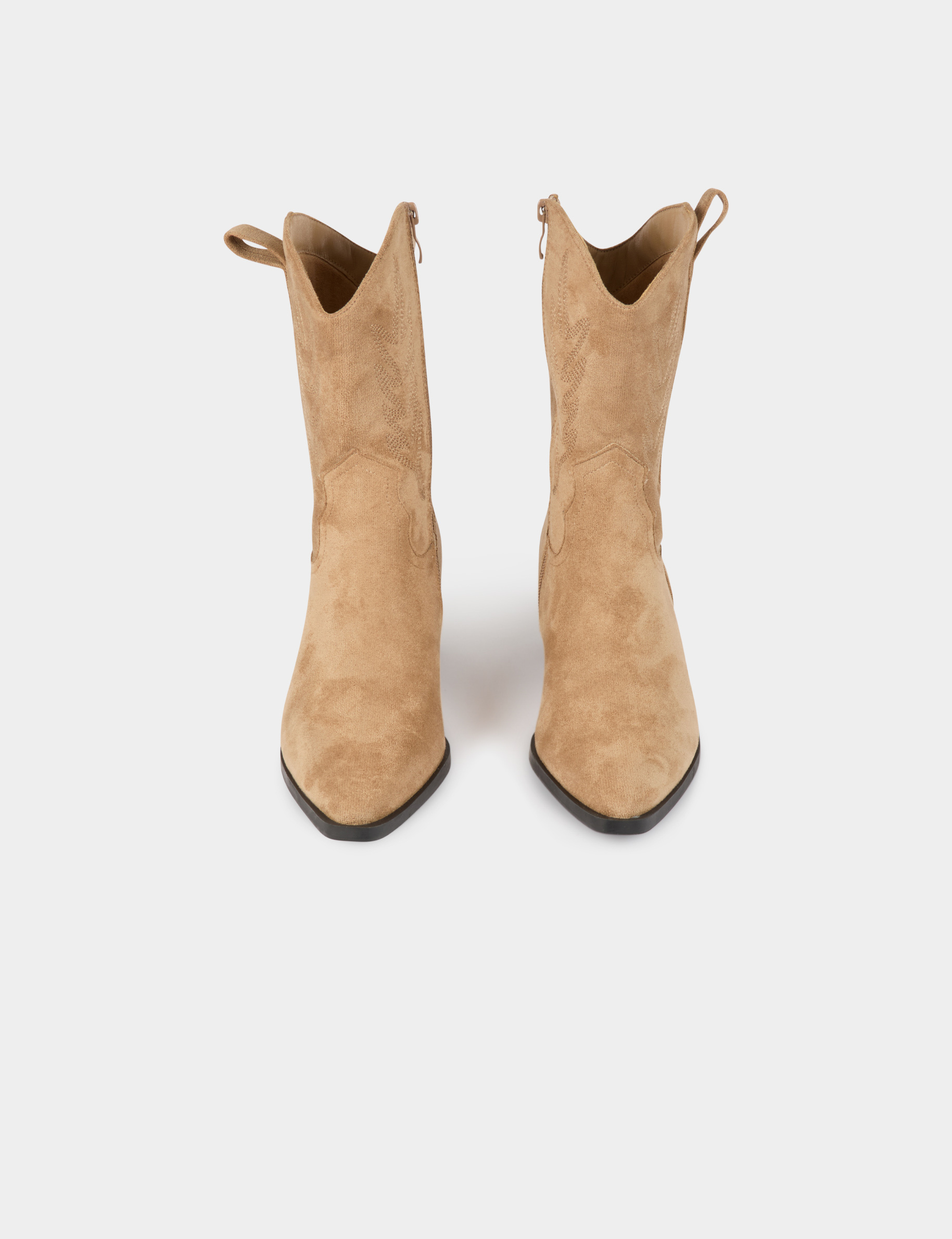 western style boots beige women Western style boots beige women
