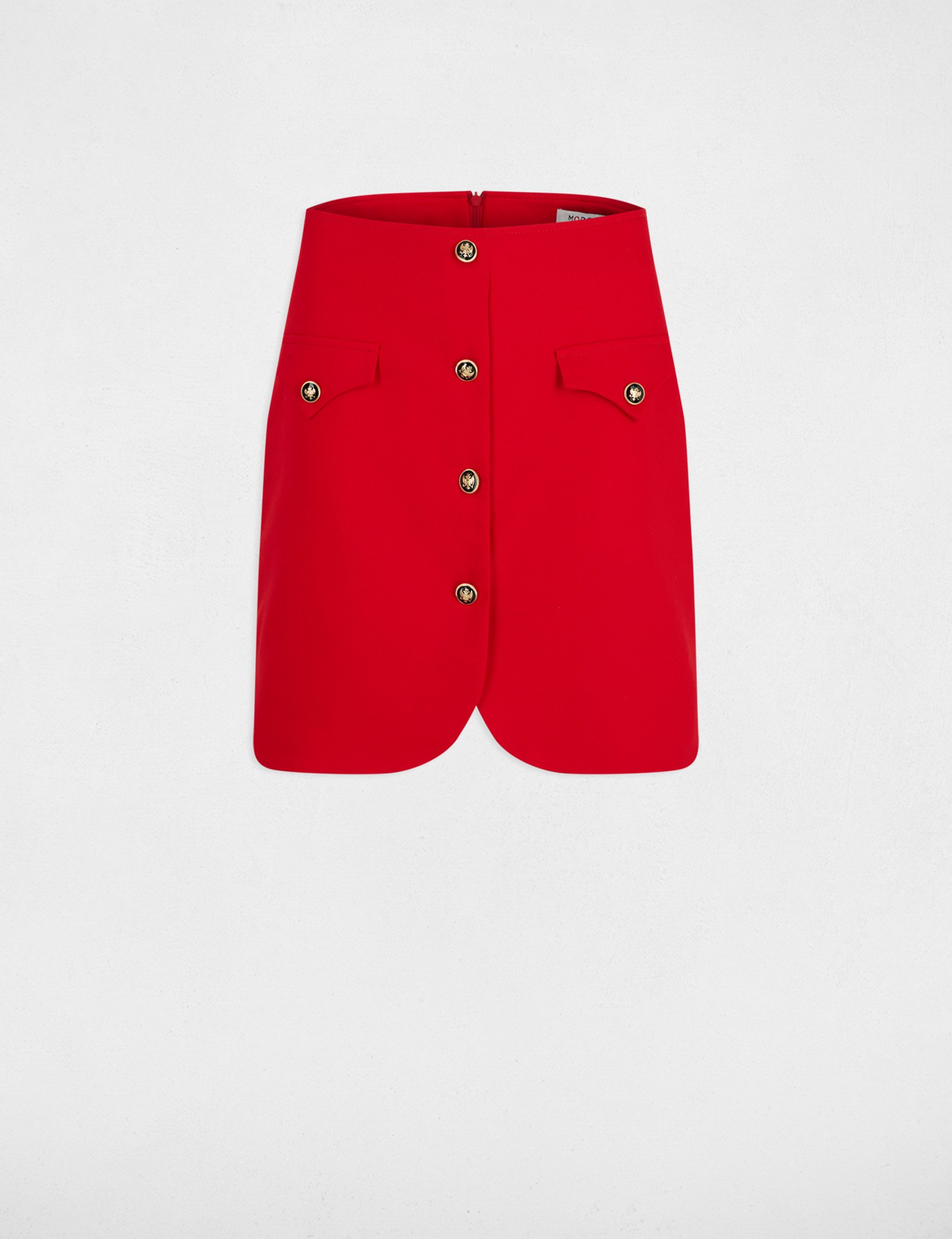 fitted short skirt red women Fitted short skirt red women