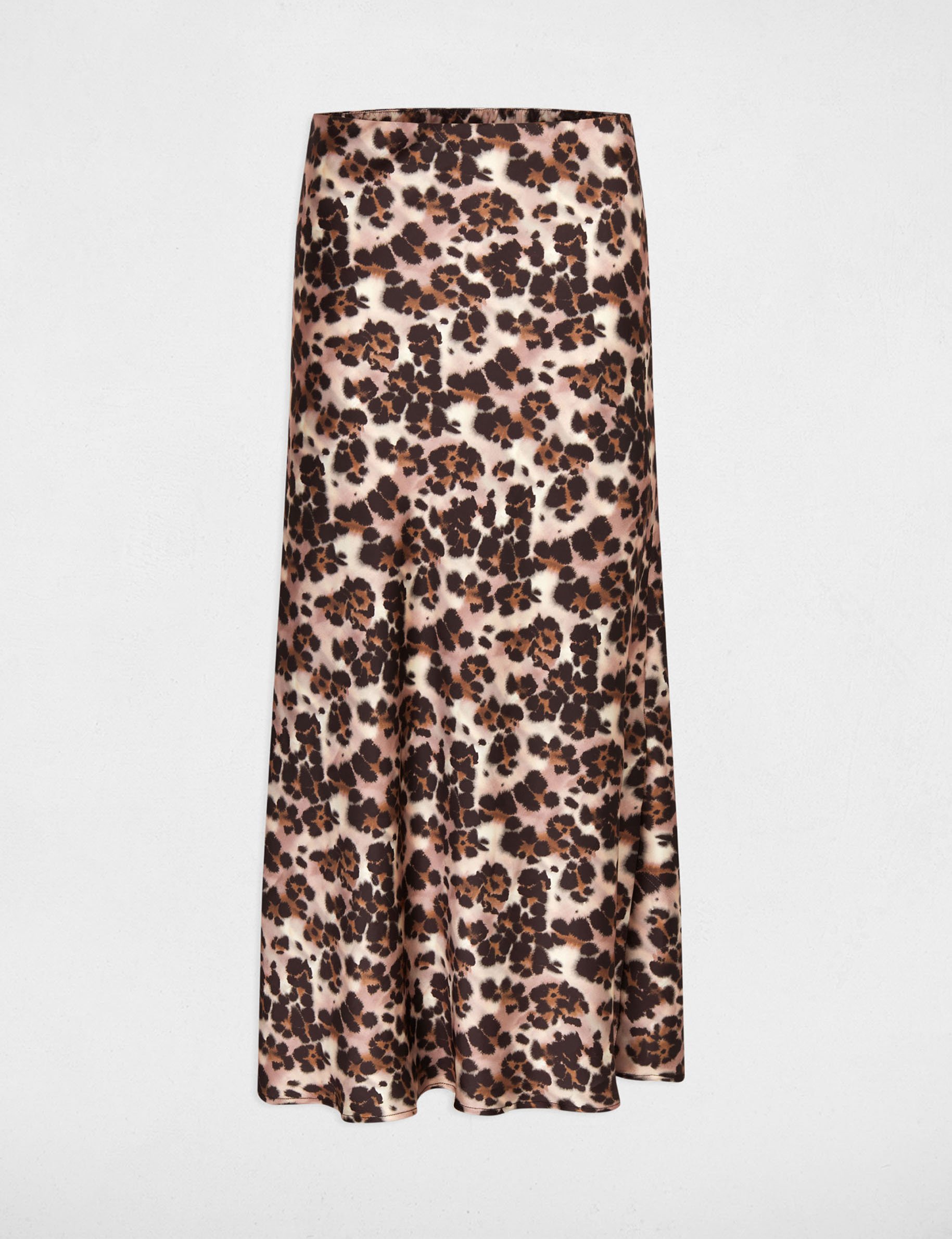 Flowy long skirt multicolor women
