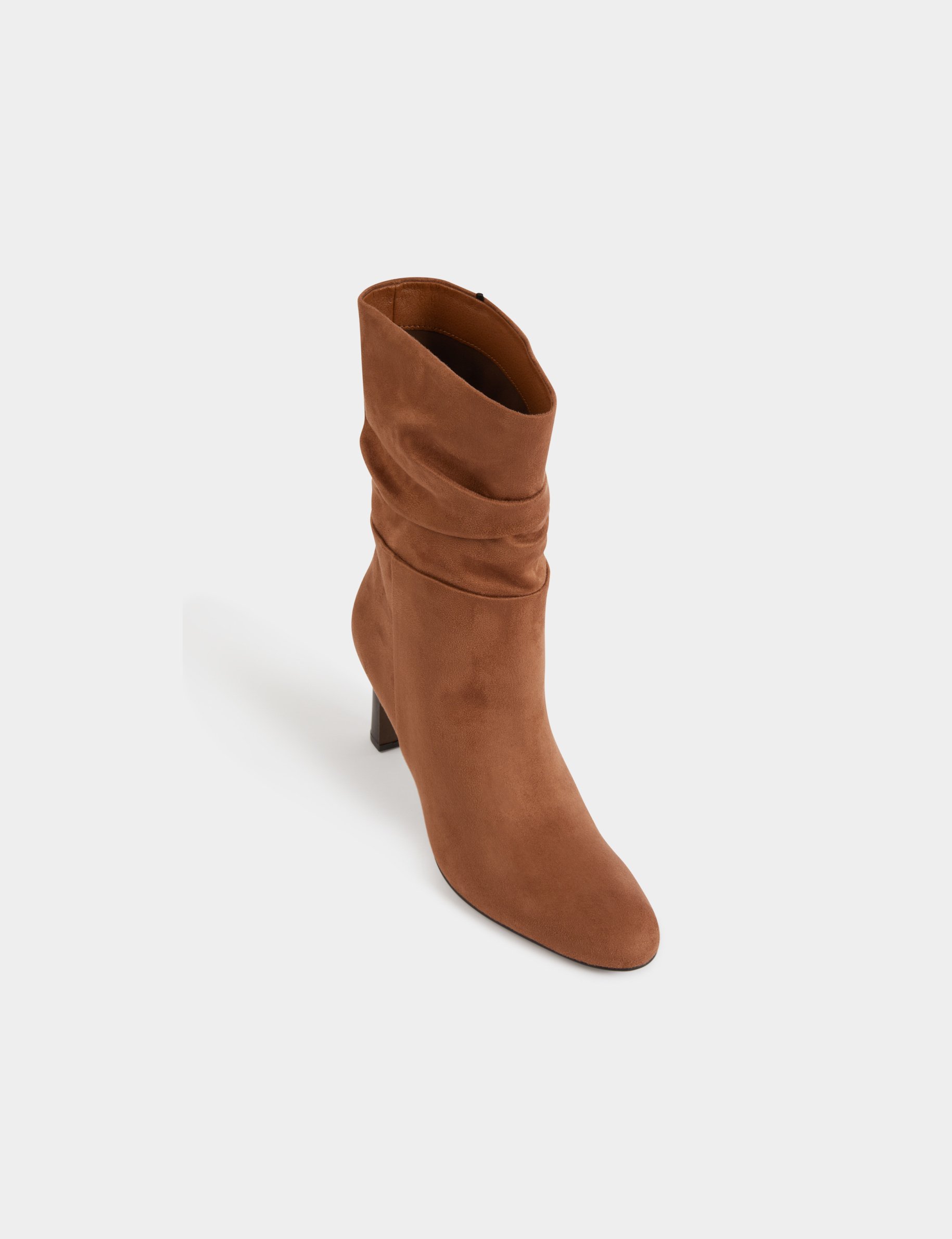 ruched boots beige women Ruched boots beige women