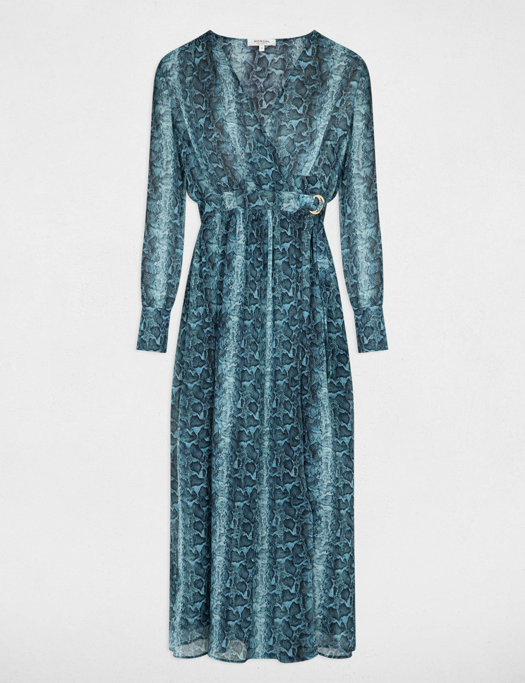 maxi wrap dress multicolored women Maxi wrap dress multicolored women