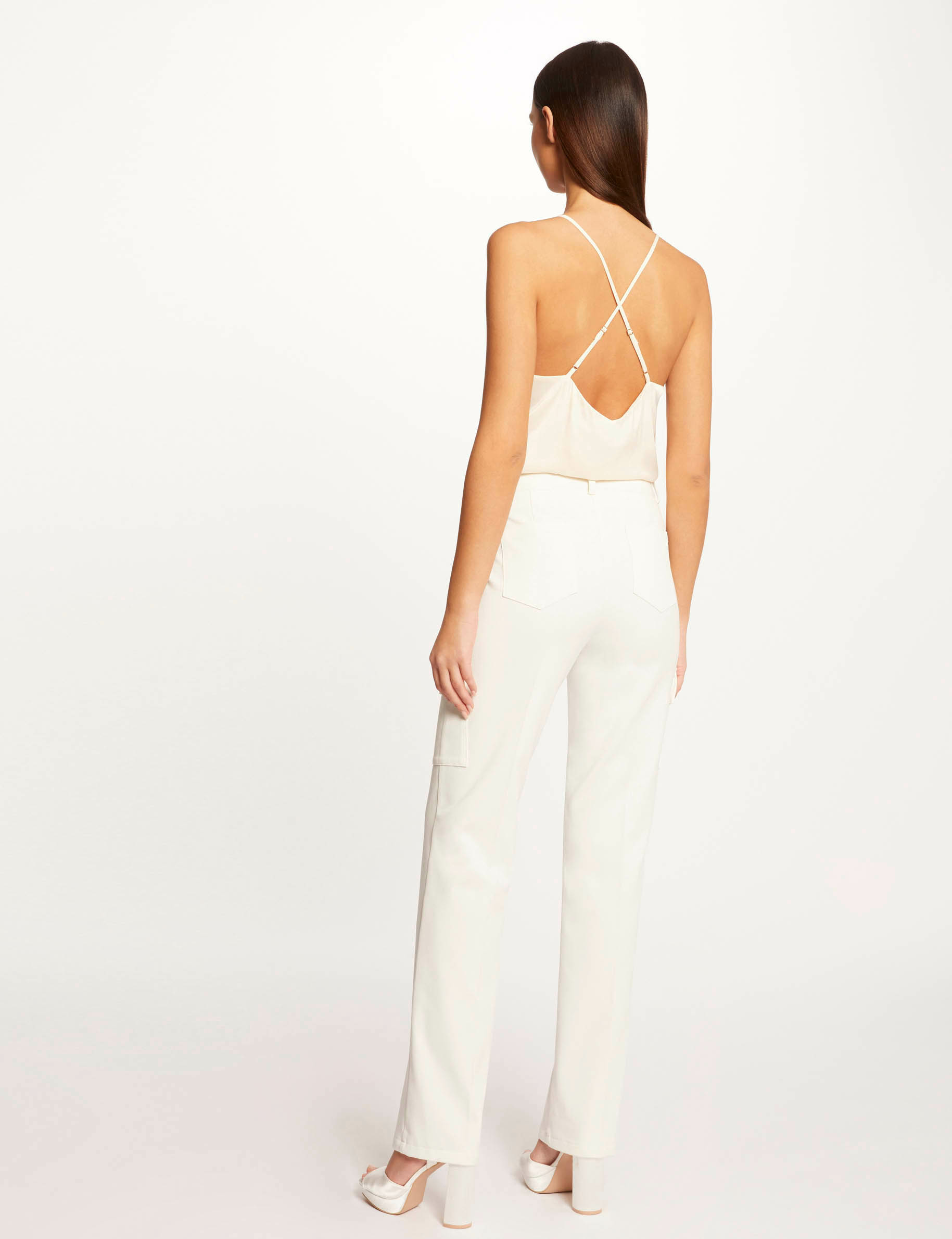 Cami with thin straps and shirring ladies' Cami with thin straps and shirring ladies'