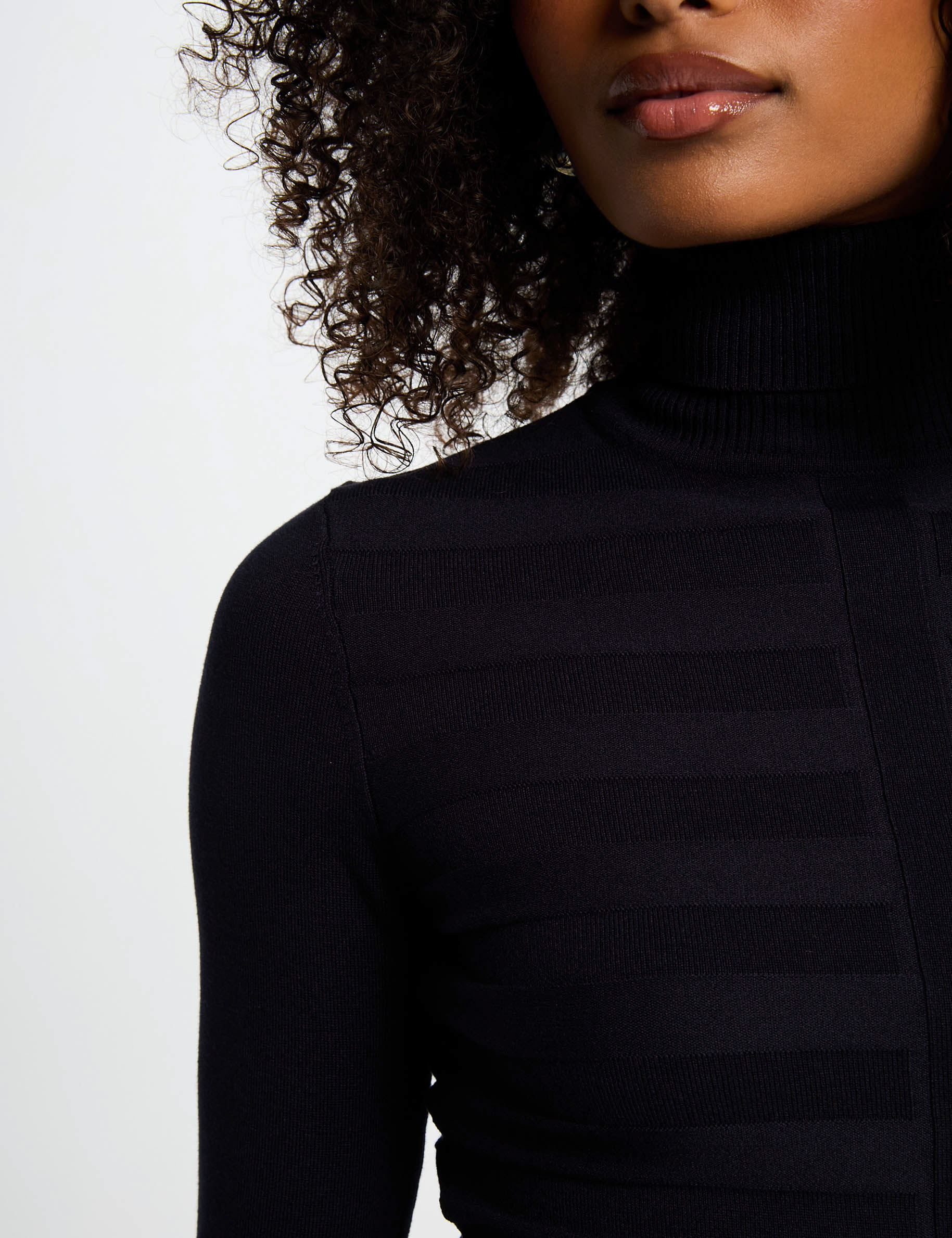 jumper with turtleneck navy blue women Jumper with turtleneck navy blue women