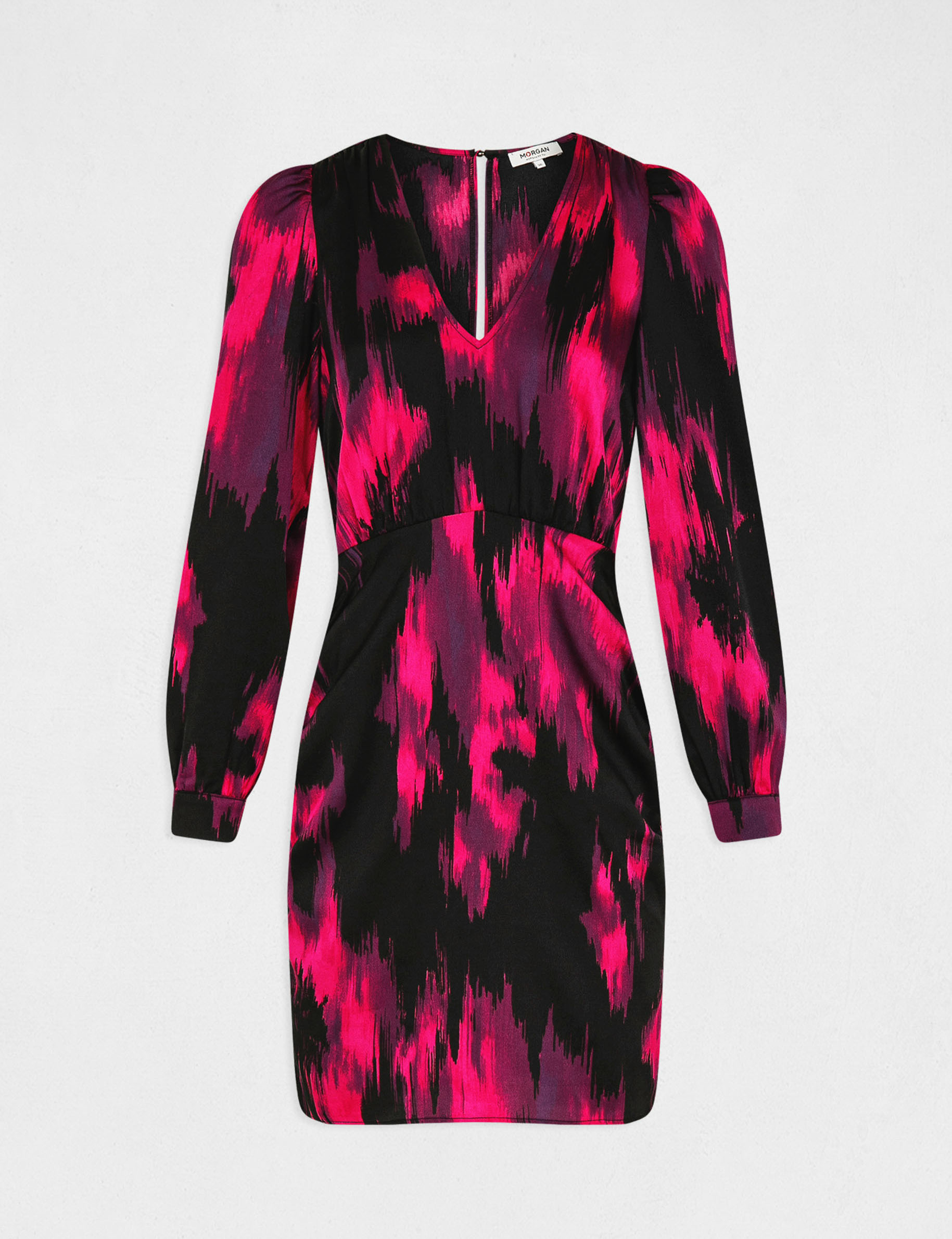 Straight dress with abstract print multico ladies'