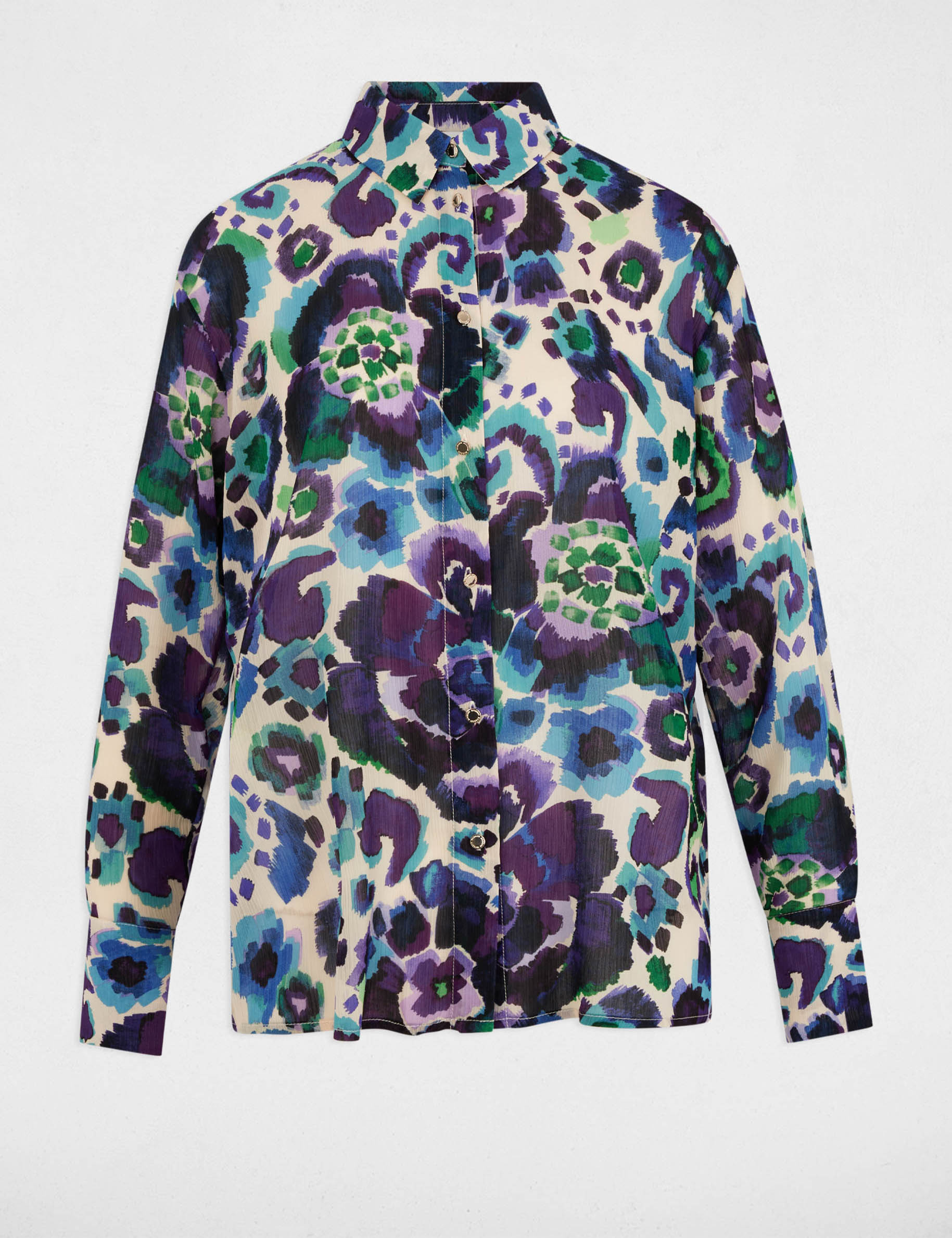printed straight shirt multicolor women Printed straight shirt multicolor women