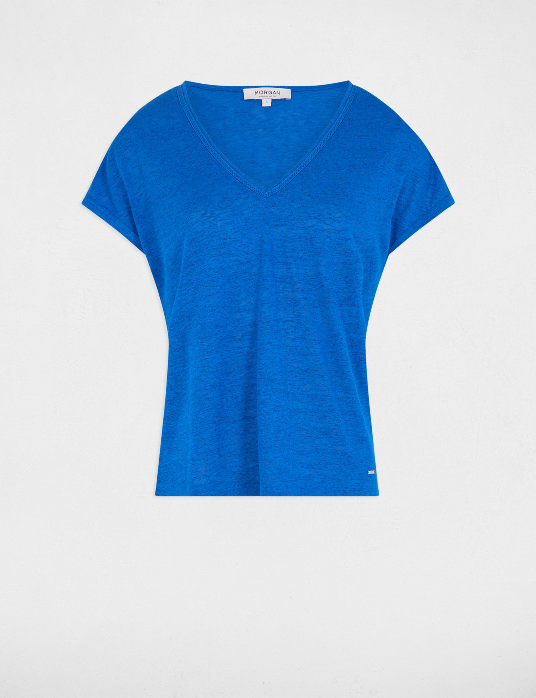 short sleeved t shirt electric blue women Short-sleeved t-shirt electric blue women