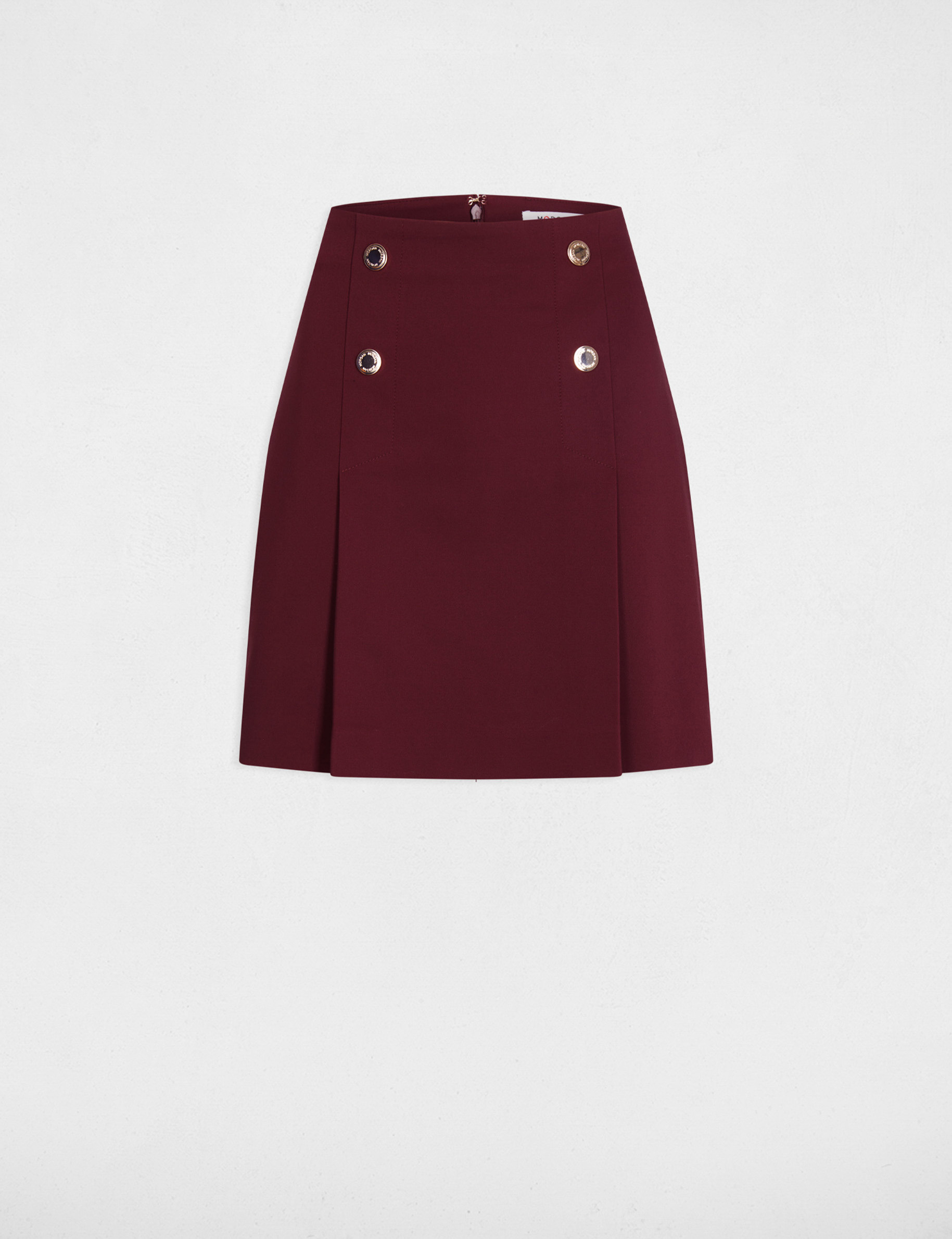 fitted short skirt plum women Fitted short skirt plum women