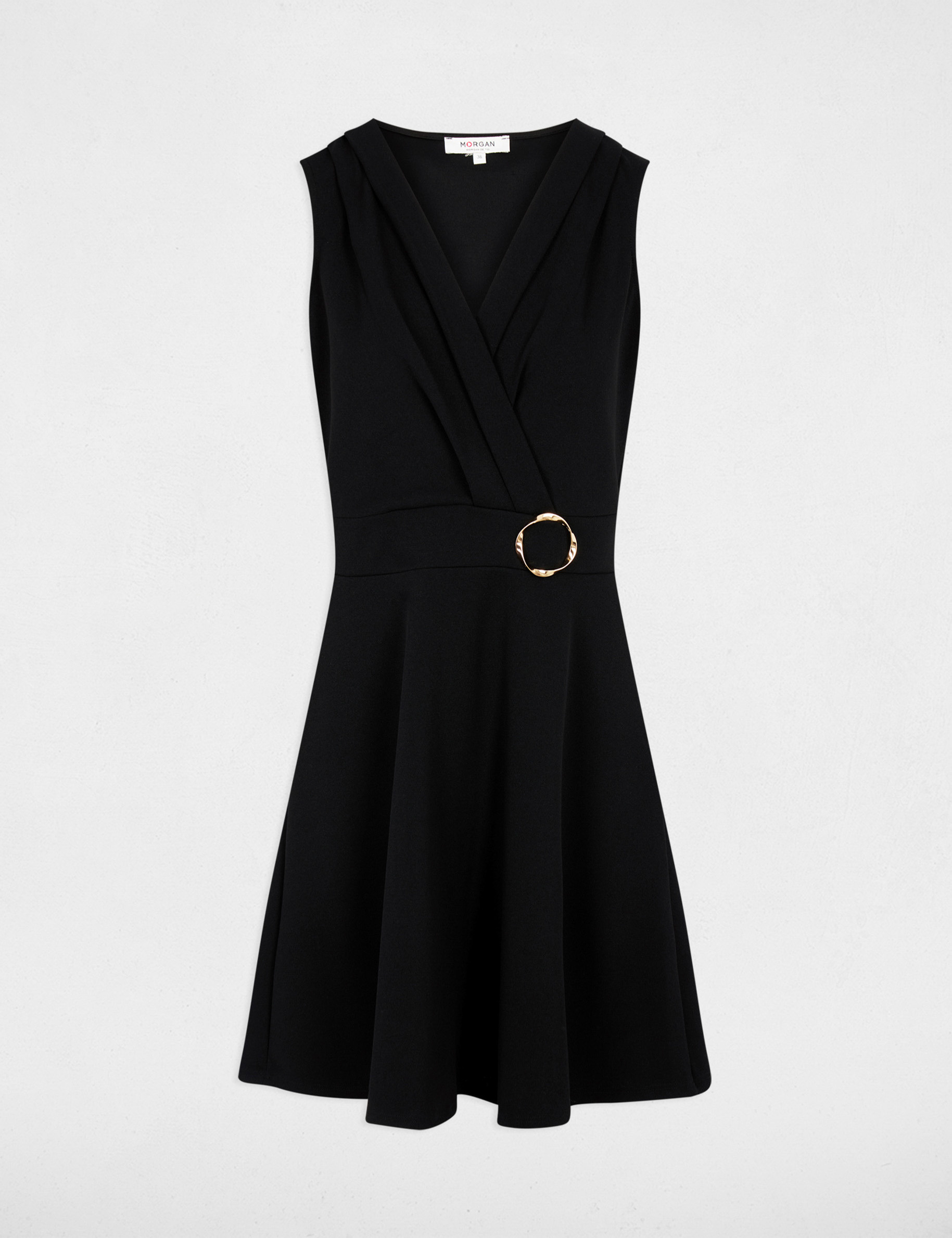 Short wrap dress black women