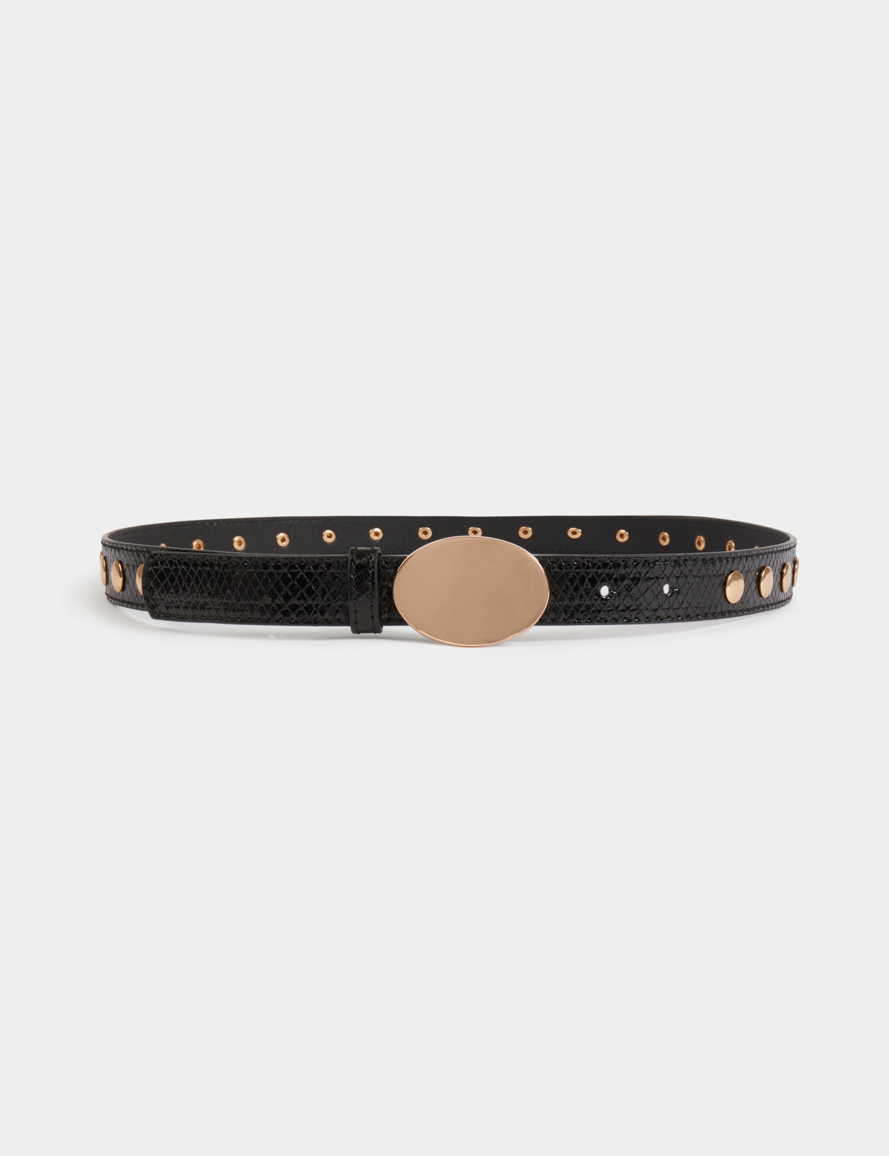 studded thin belt black women Studded thin belt black women