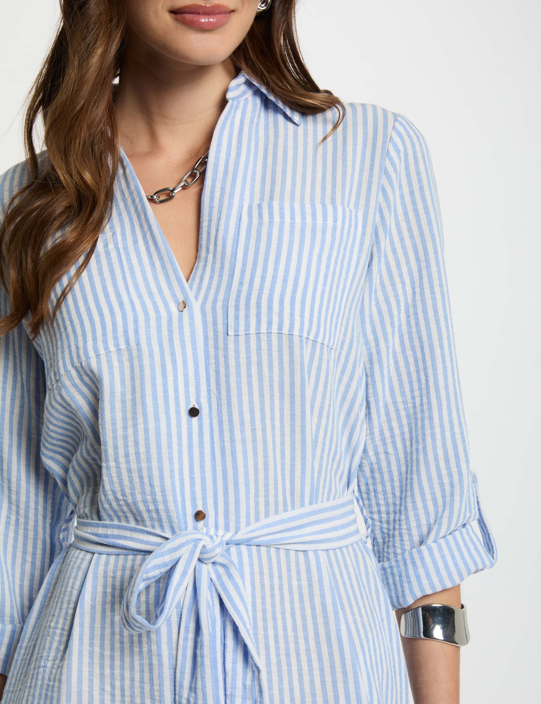 striped straight dress blue women Striped straight dress blue women
