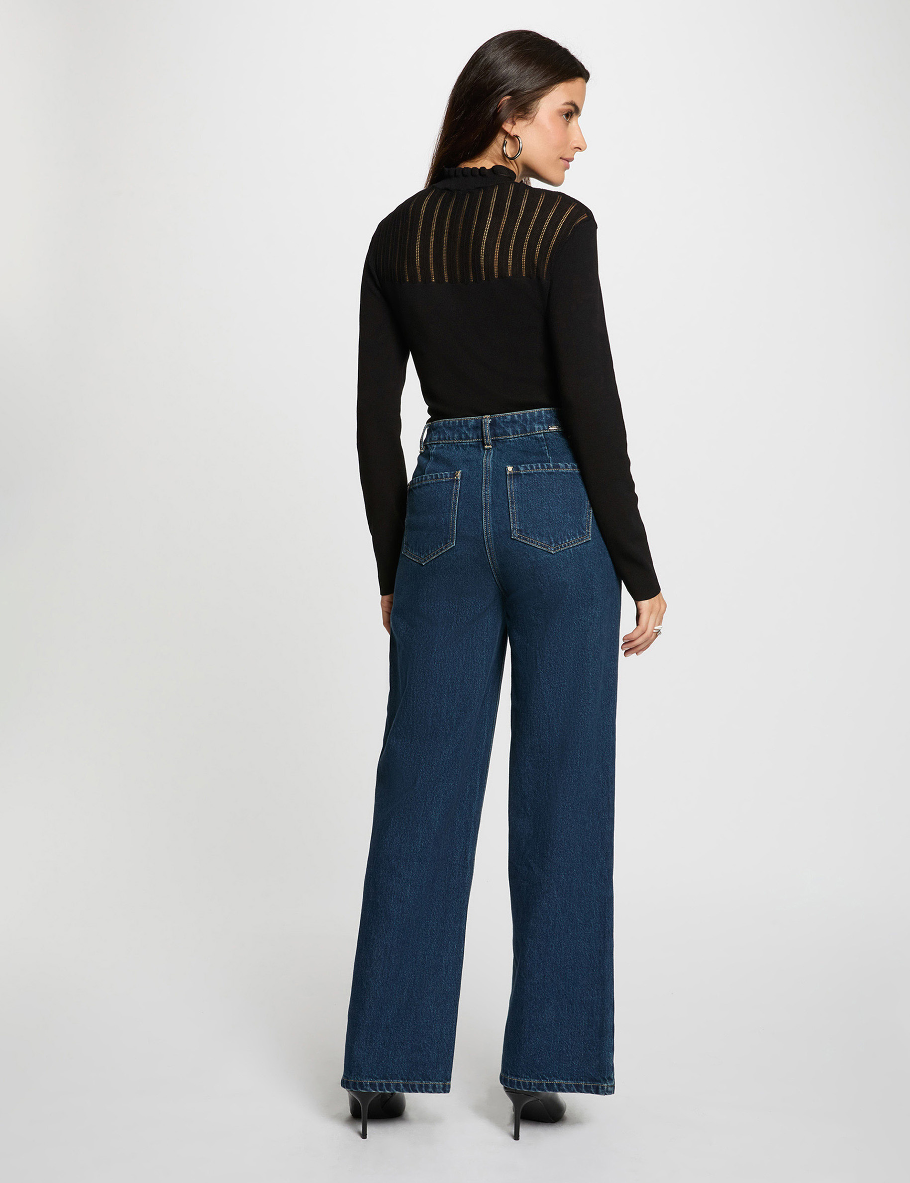 jumper high collar black women Jumper high collar black women