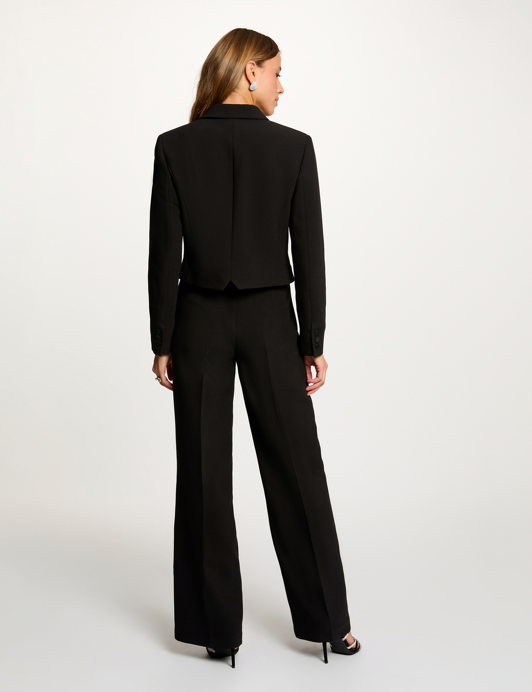 short wrap jacket black women Short wrap jacket black women