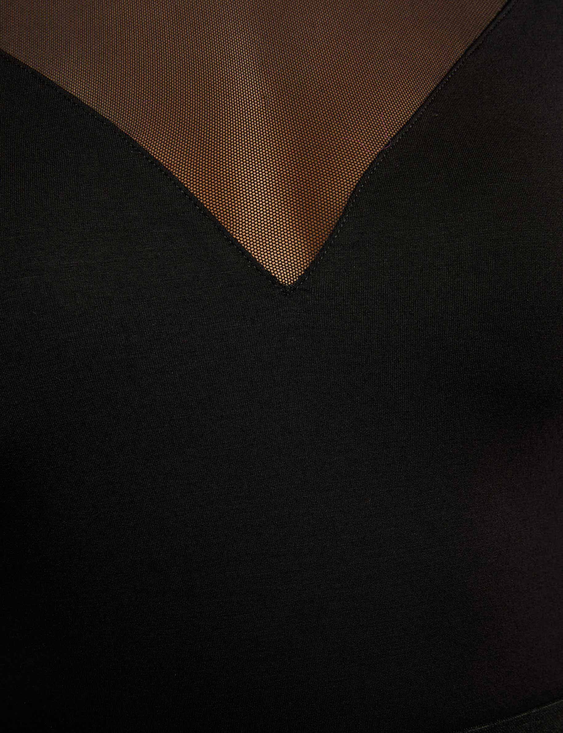 long sleeved t shirt black women null