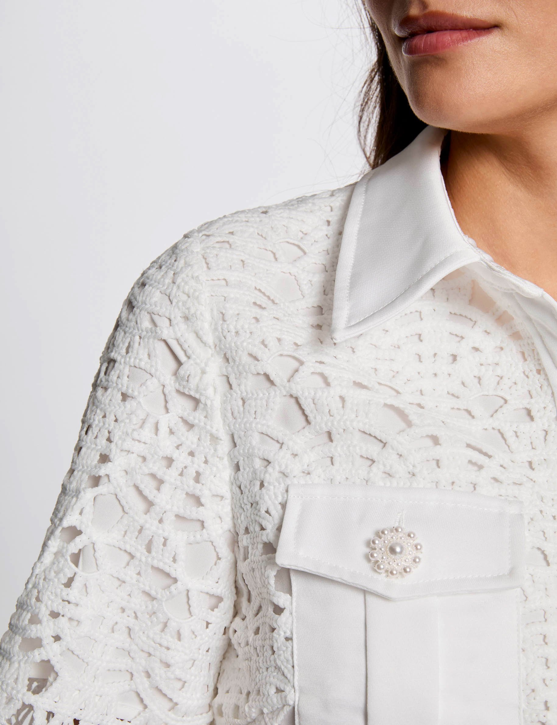 short sleeved shirt white women Short-sleeved shirt white women