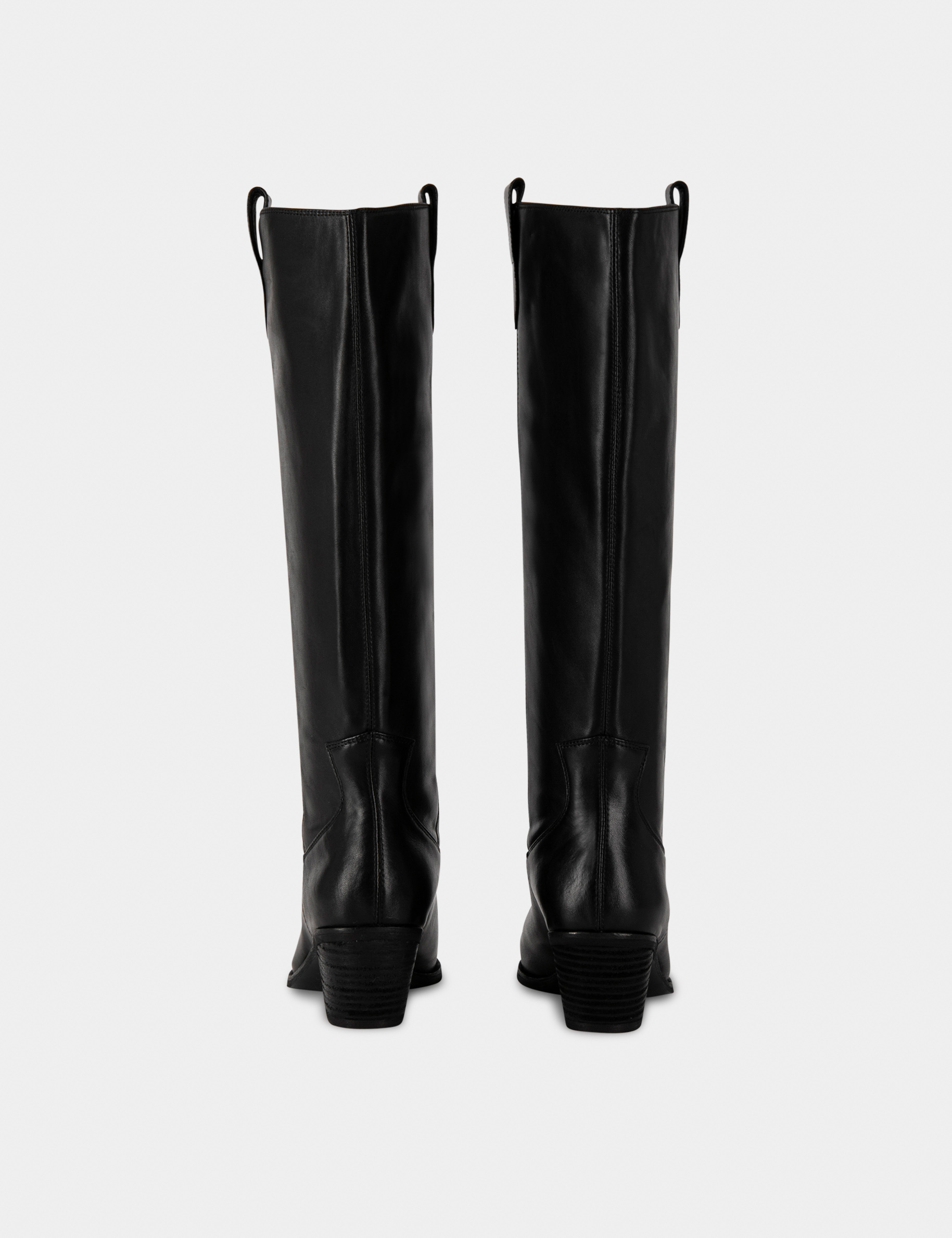High boots with heels black ladies' High boots with heels black ladies'