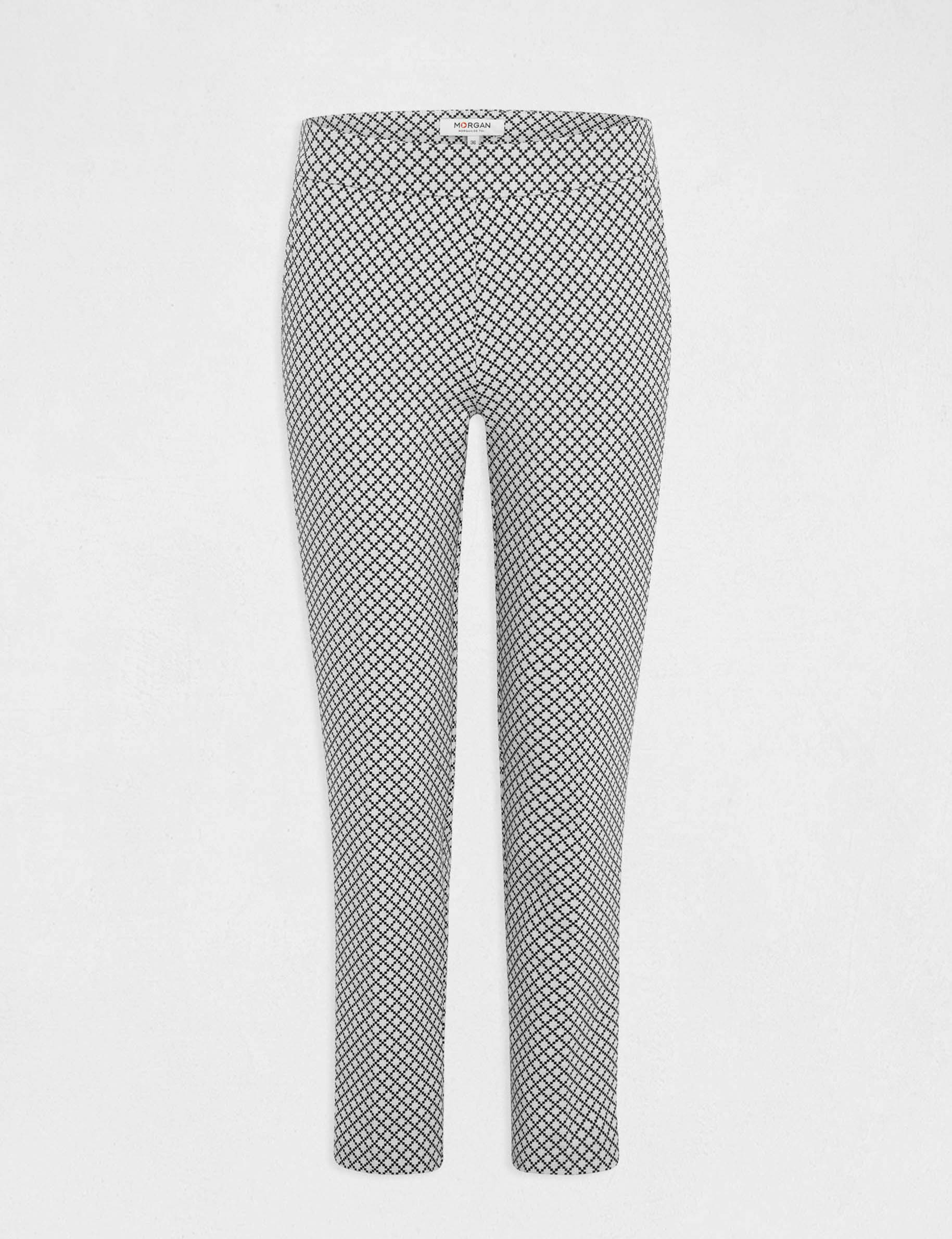 Mustard Naturally Dyed Cotton Hand Block Printed Cropped Cigarette Pants