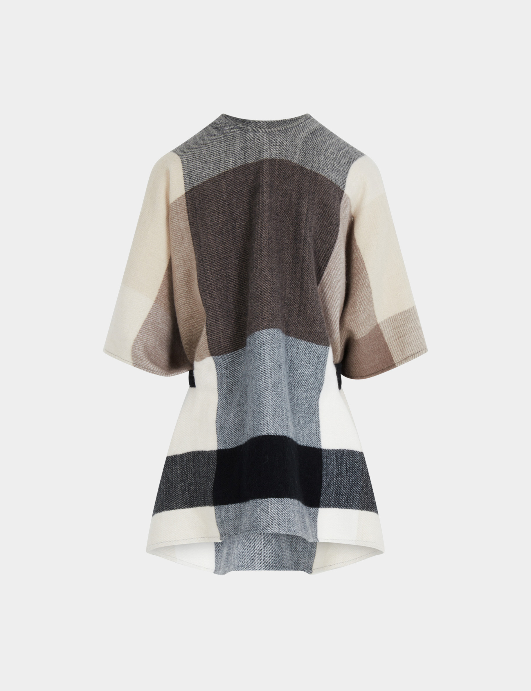 cape check print sand women Cape check print sand women