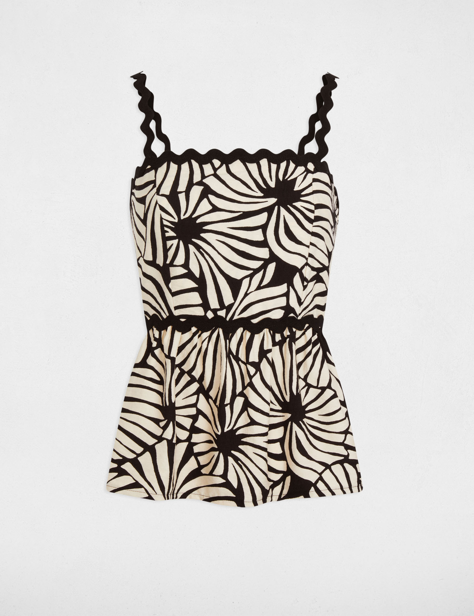 printed top with straps multicolor women Printed top with straps multicolor women