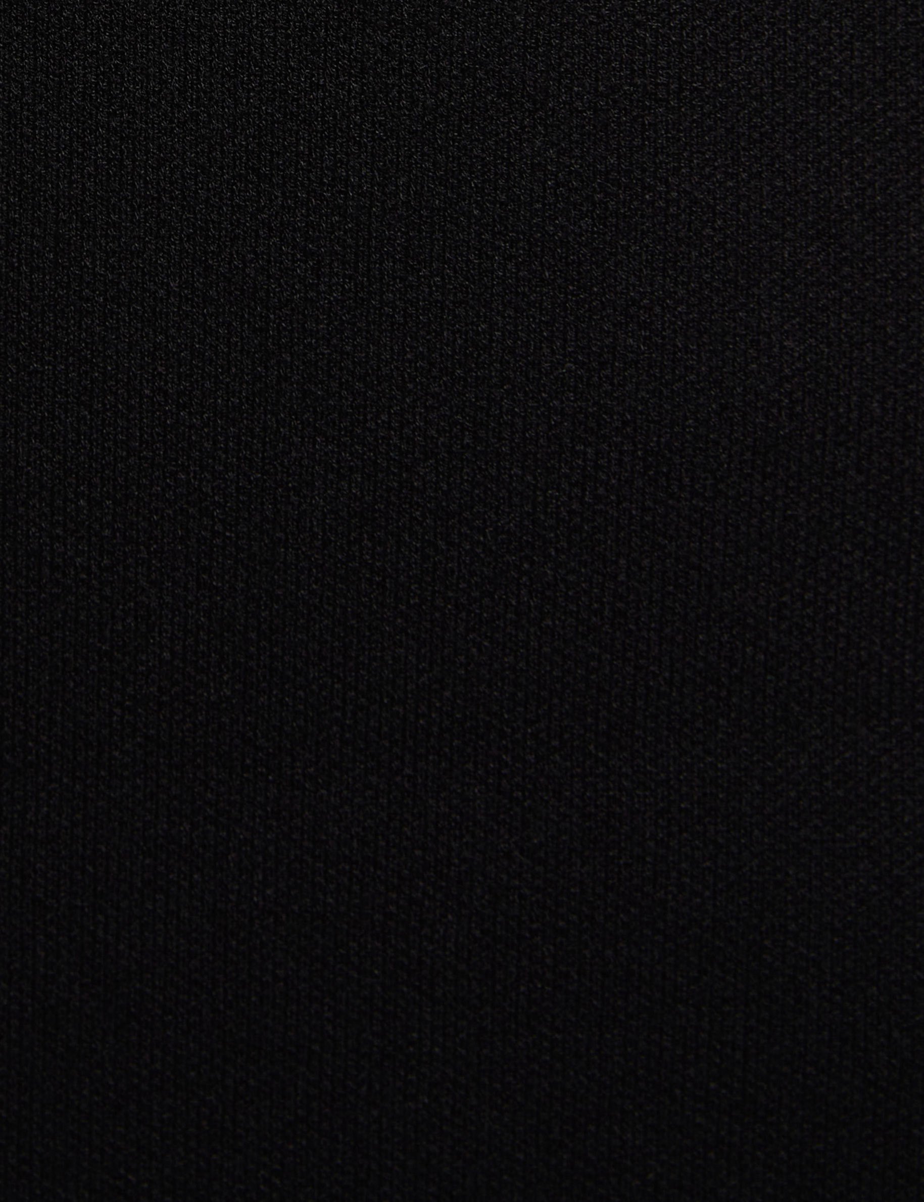 short trapeze dress black women null