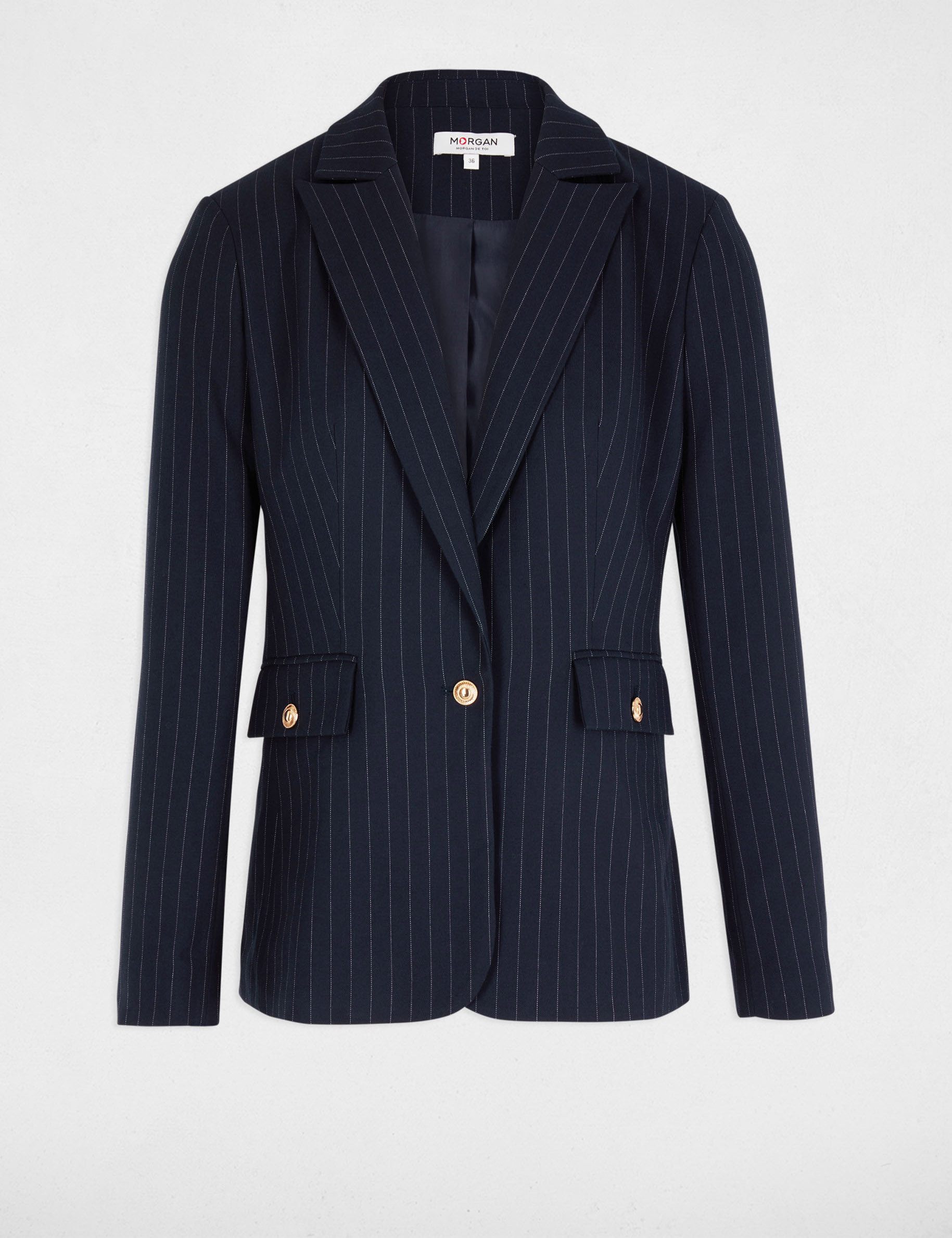 blazer with stripes navy blue women Blazer with stripes navy blue women