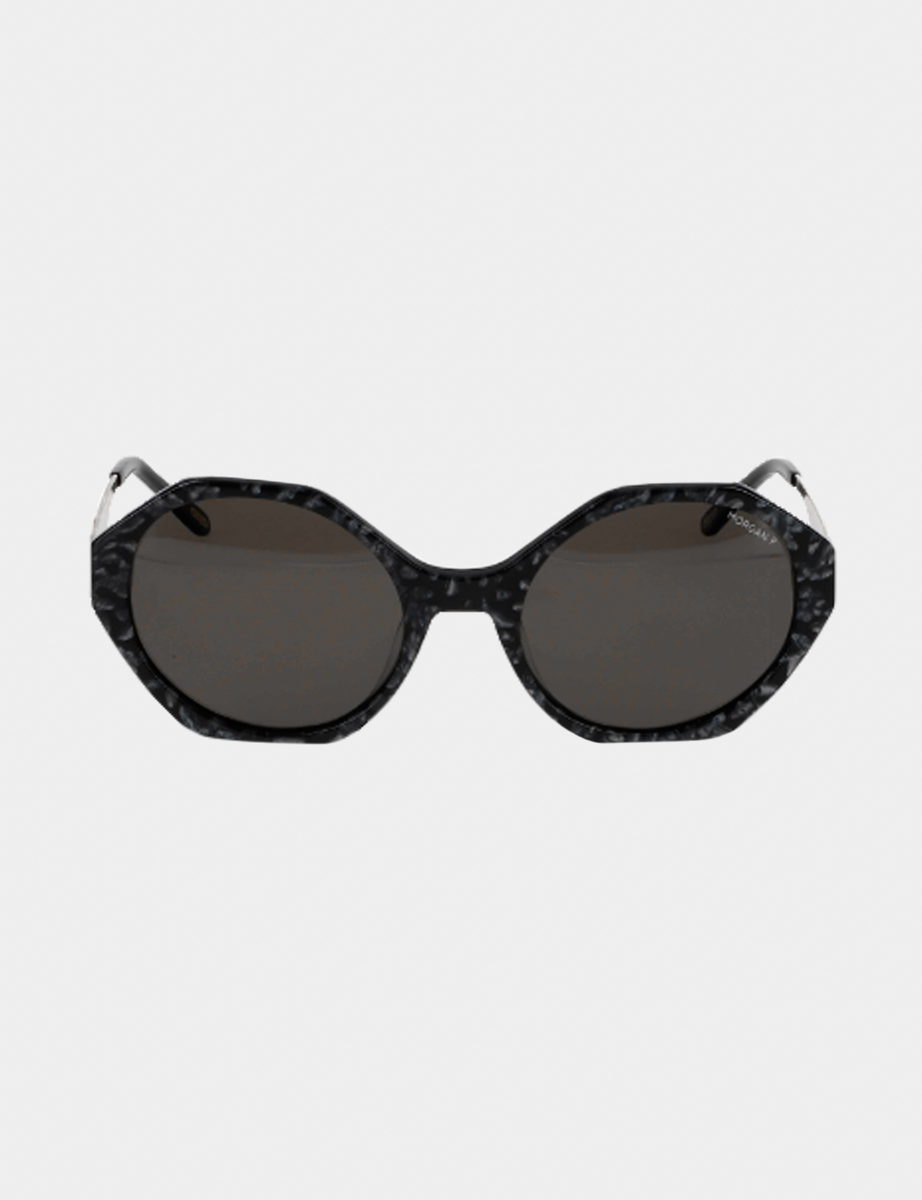 Hexagonal sunglasses mid-grey ladies'