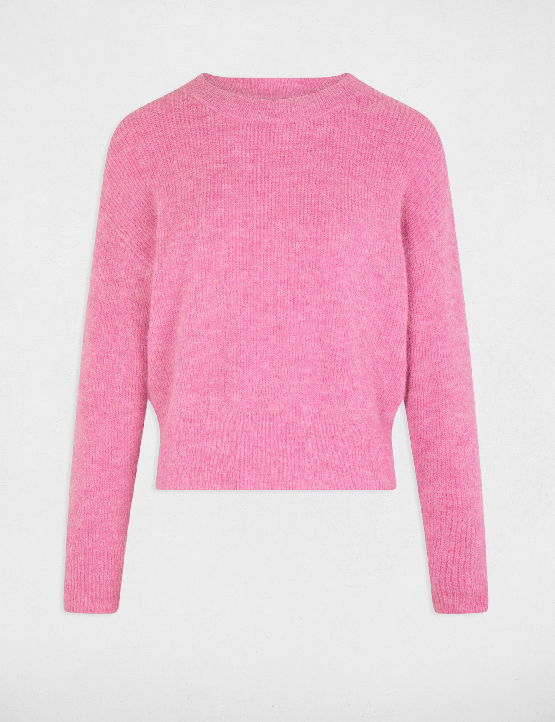 jumper round neck long sleeves pink women Jumper round neck long sleeves pink women