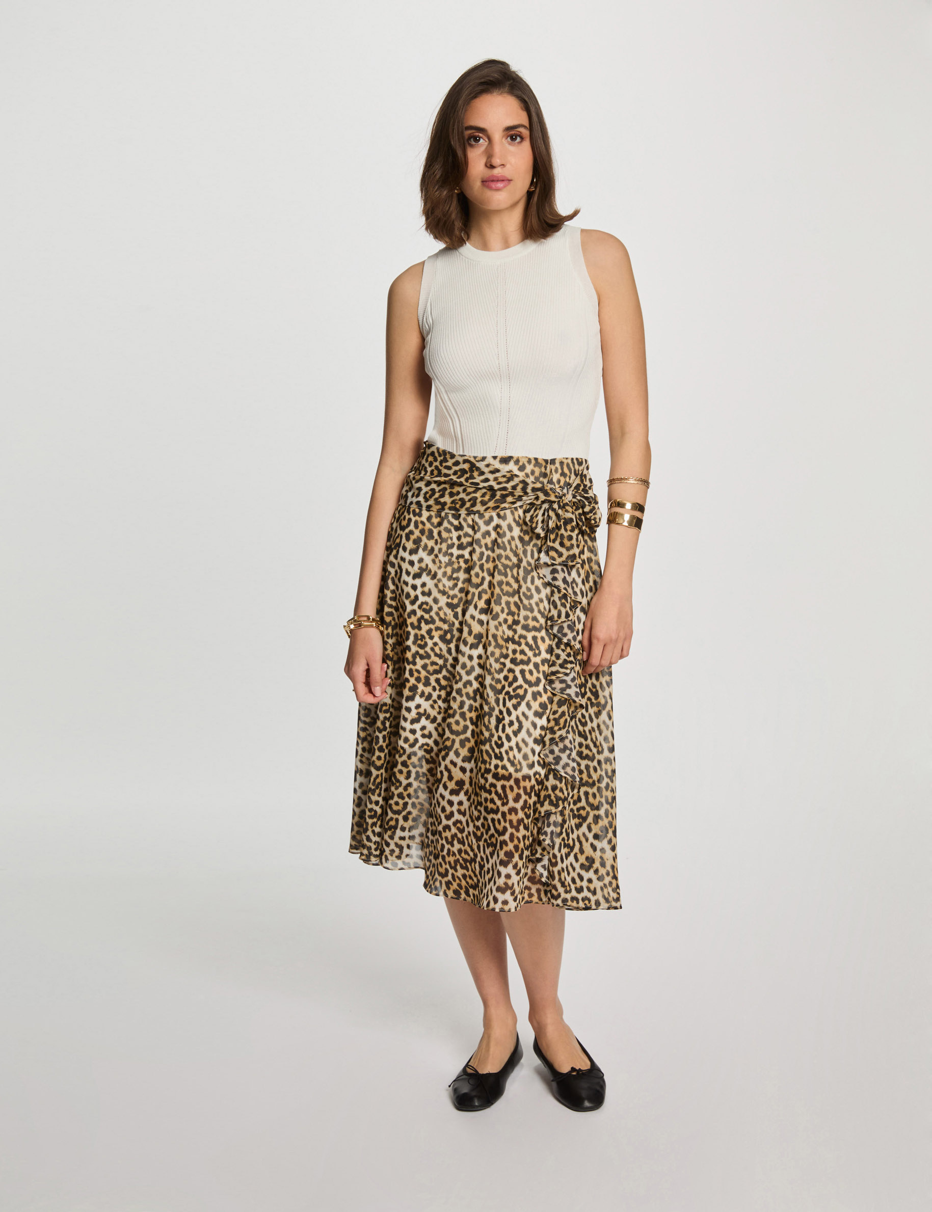 printed a line dress multicolor women Printed A-line dress multicolor women