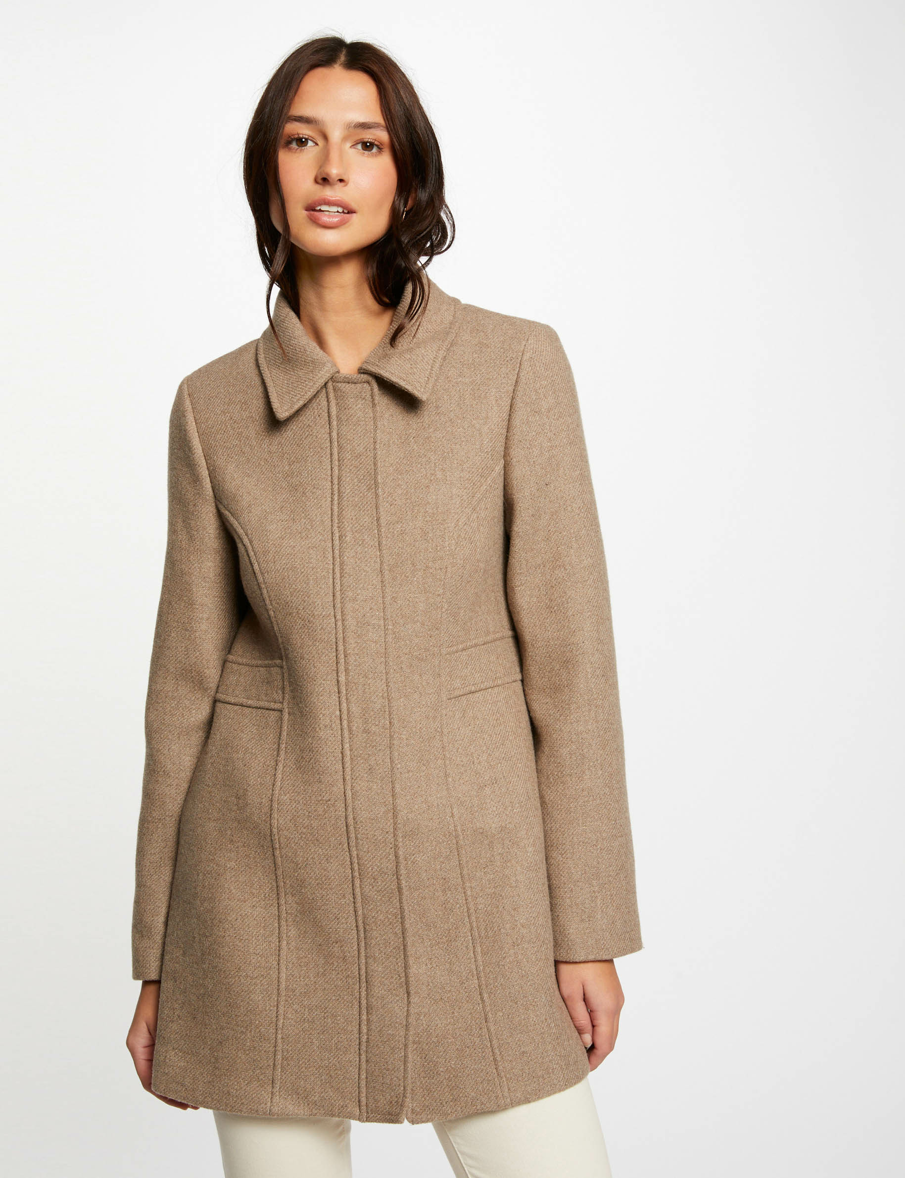 Manteau femme zippé sale