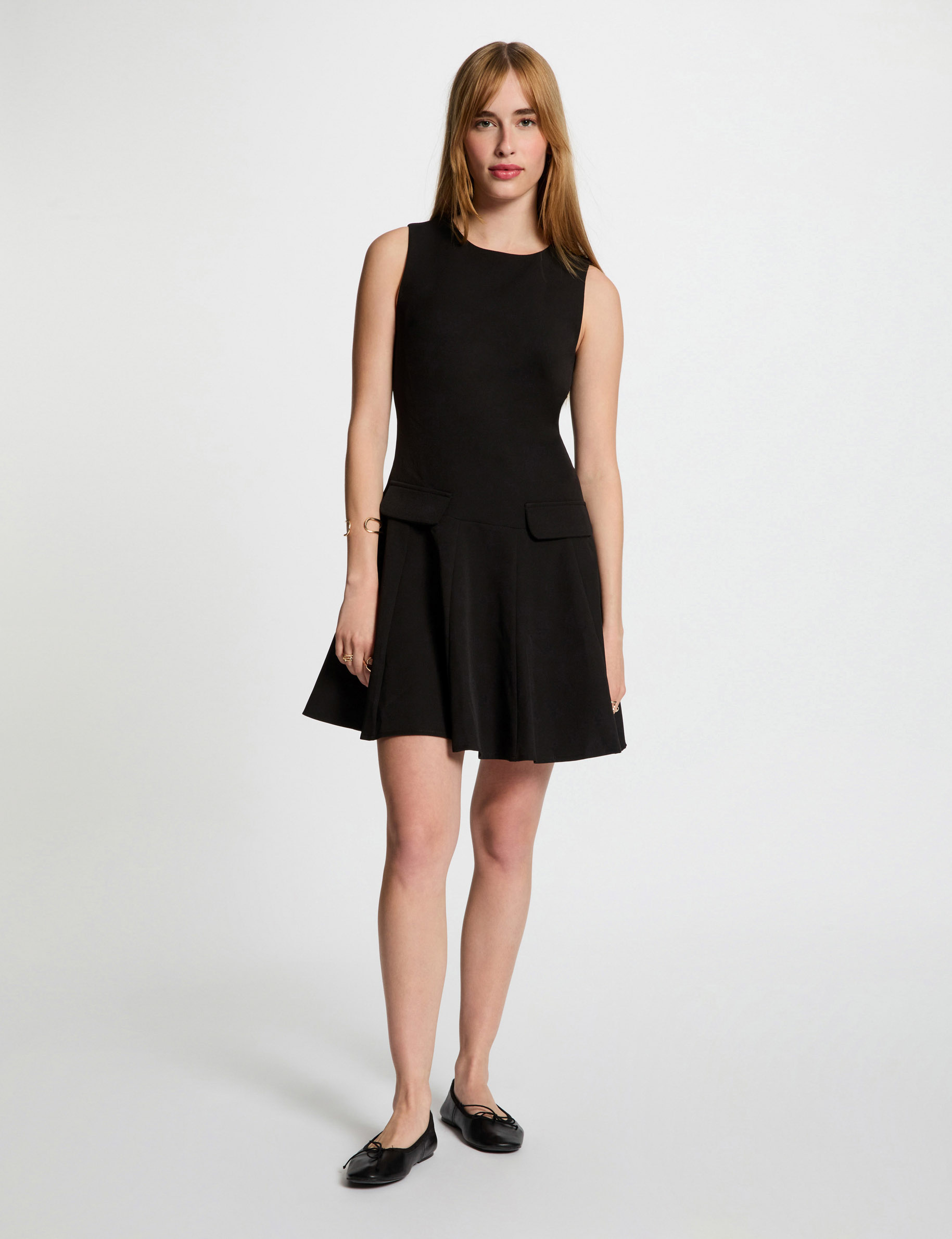 a line mini dress black women A-line mini dress black women