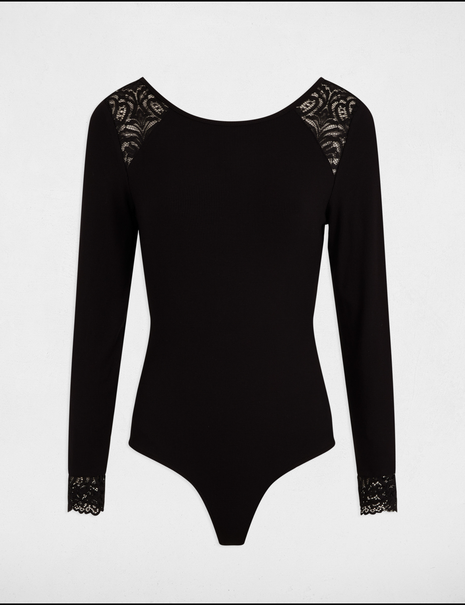 ribbed body long sleeves black women Ribbed body long sleeves black women