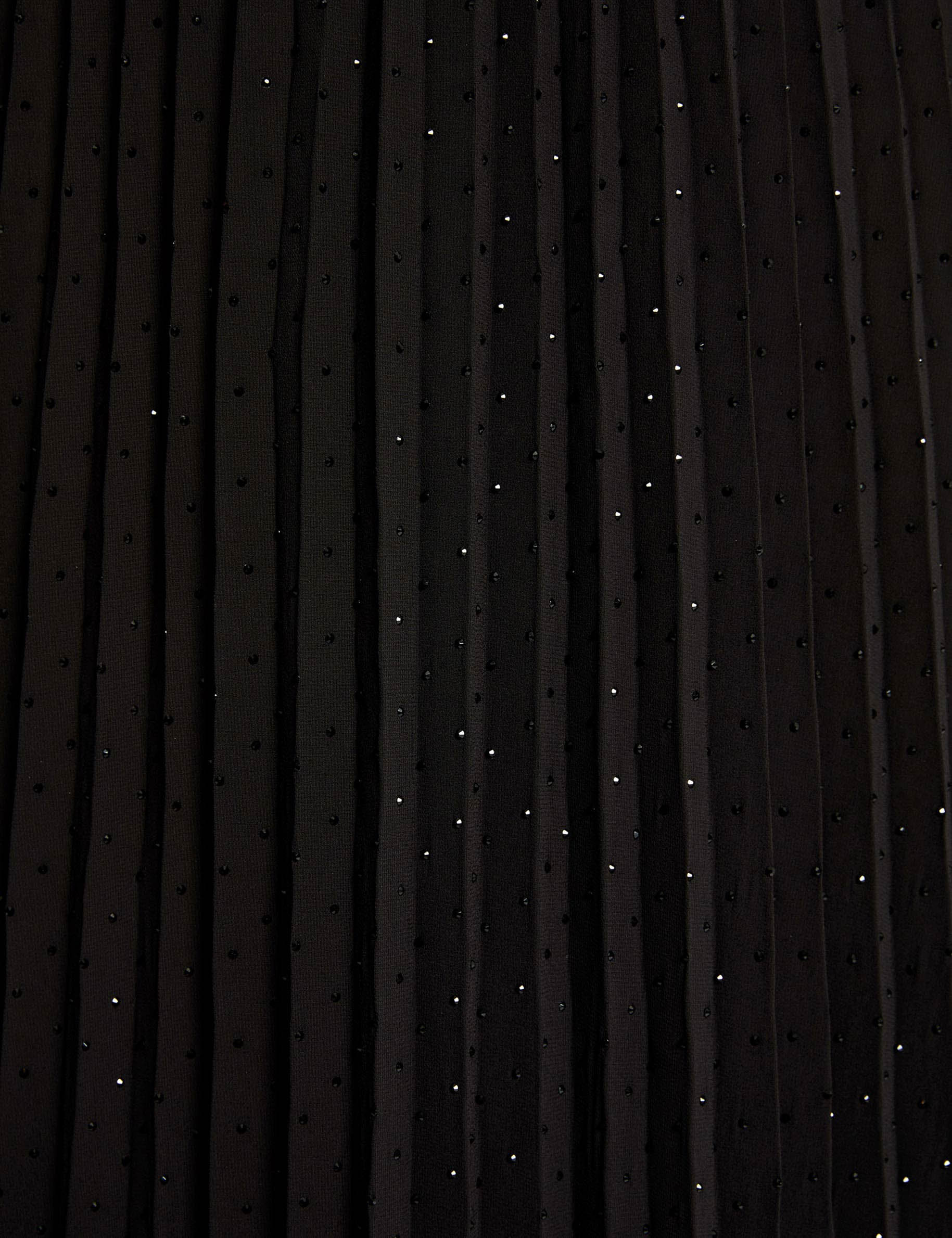 long skirt with rhinestones black women null