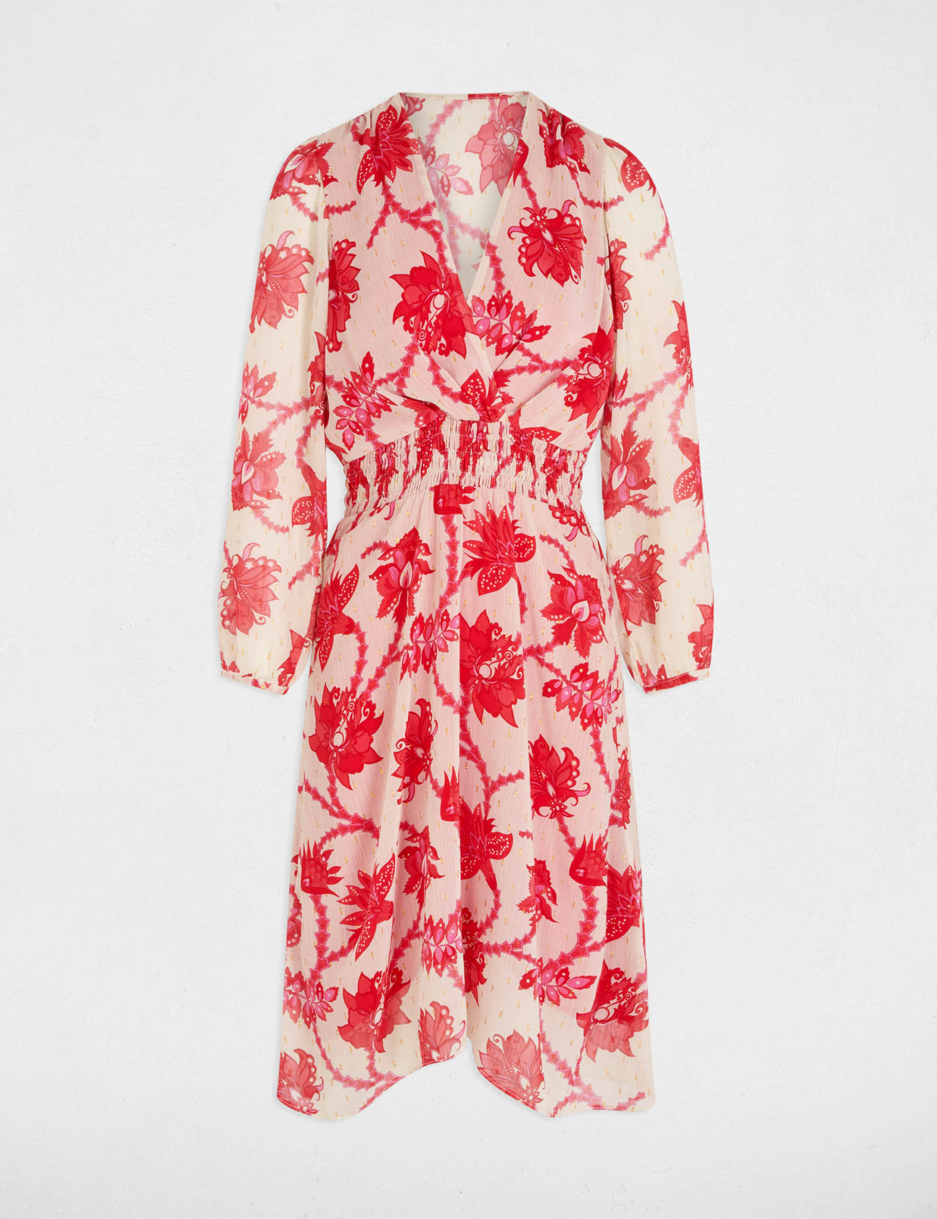 printed a line dress multicolor women Printed A-line dress multicolor women