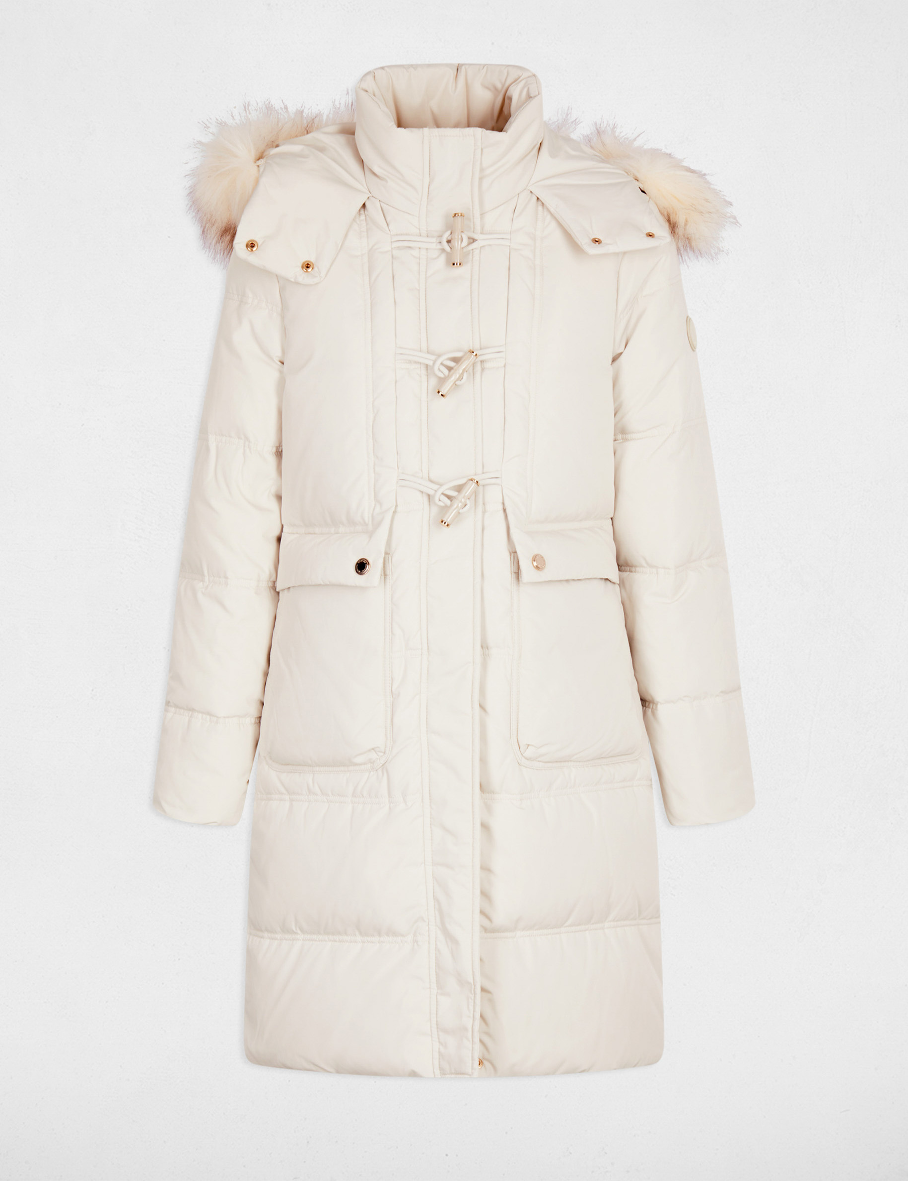 doudoune longue capuche ivoire femme Doudoune longue capuche ivoire femme