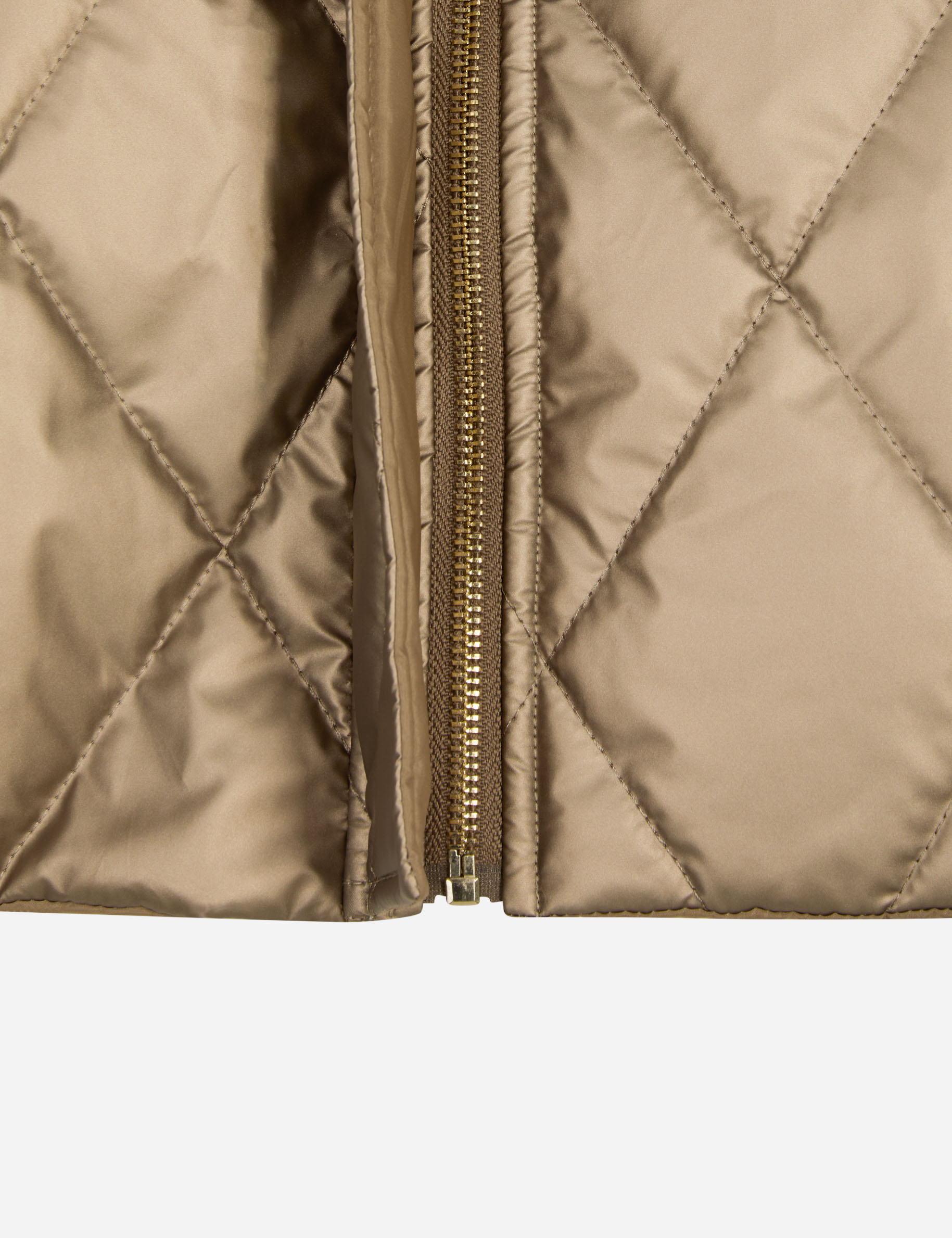 Quilted collar poncho women