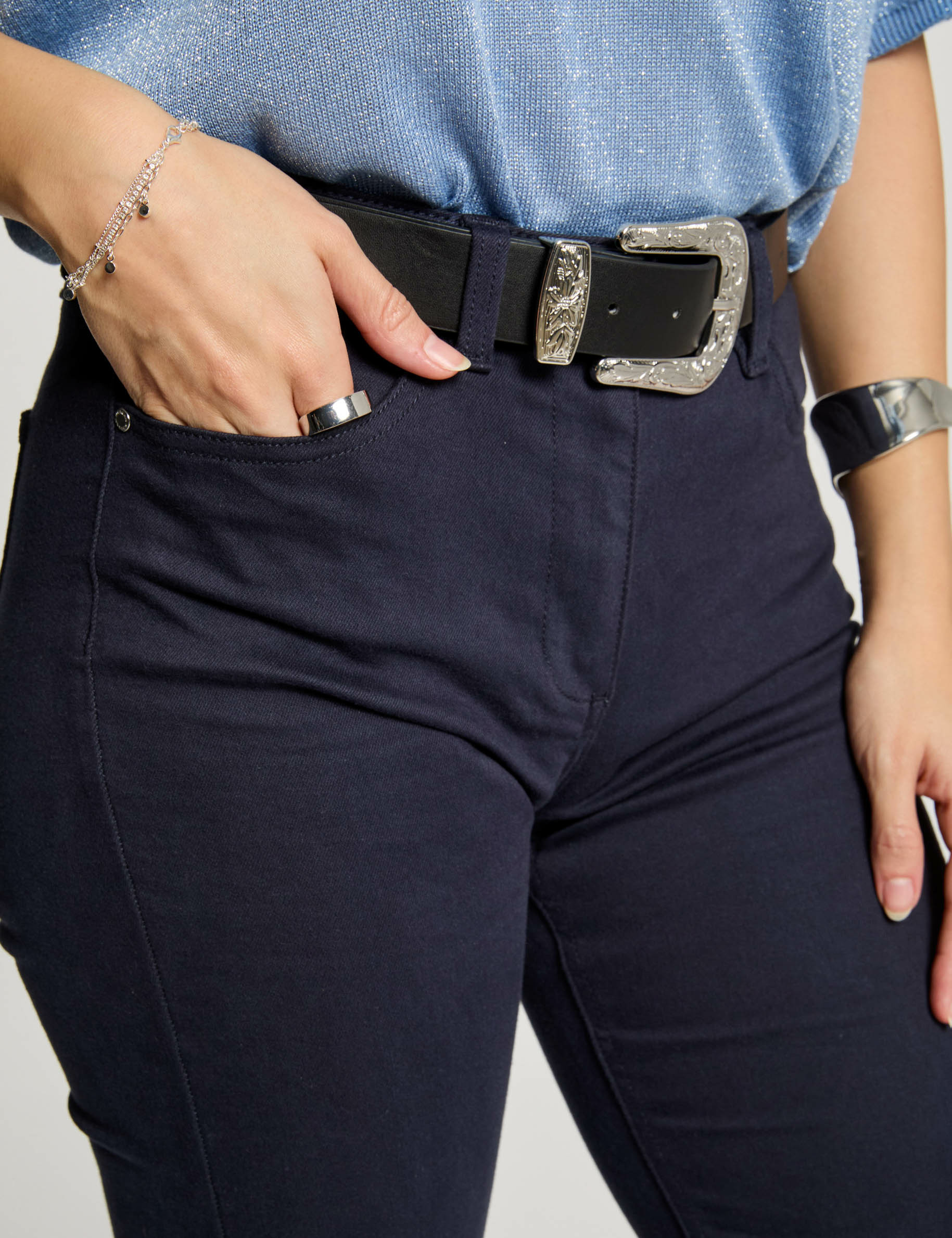 straight trousers navy blue women Straight trousers navy blue women