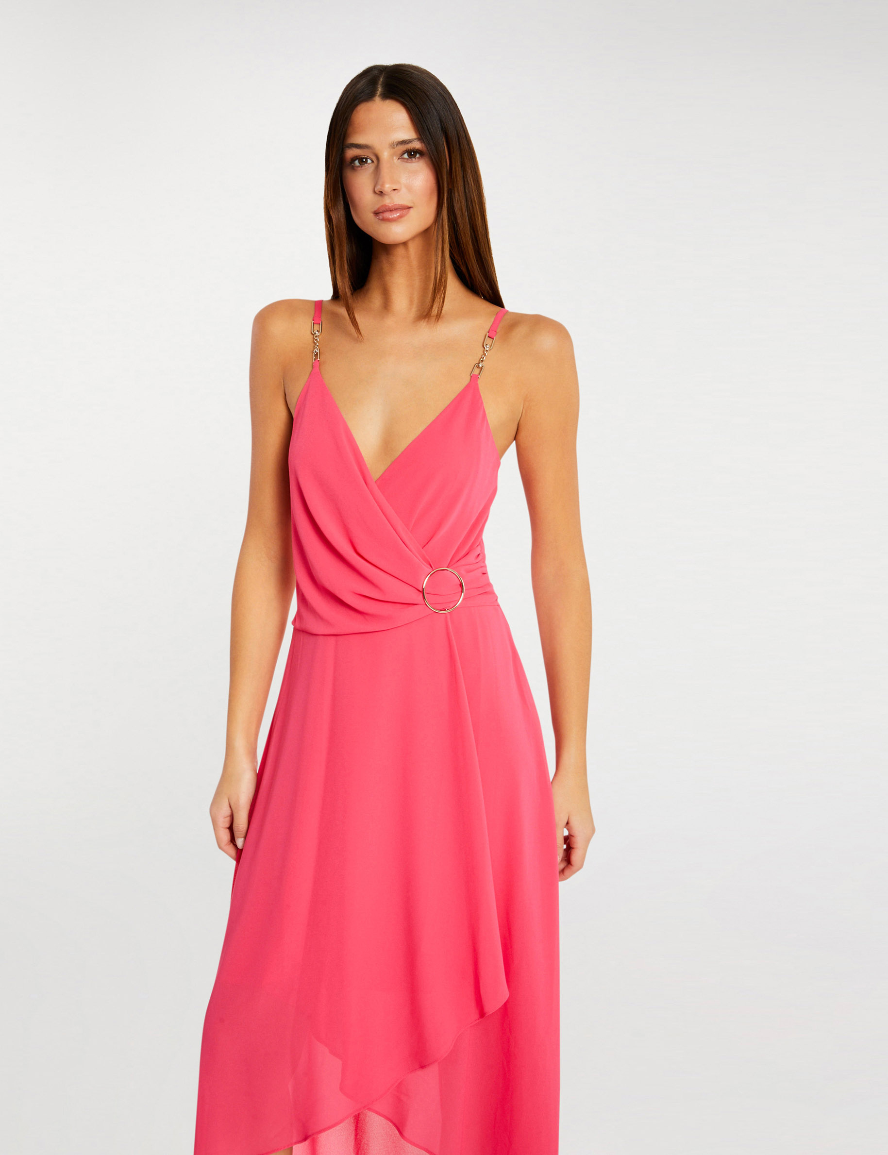 Midi dress with thin straps ladies' Midi dress with thin straps ladies'
