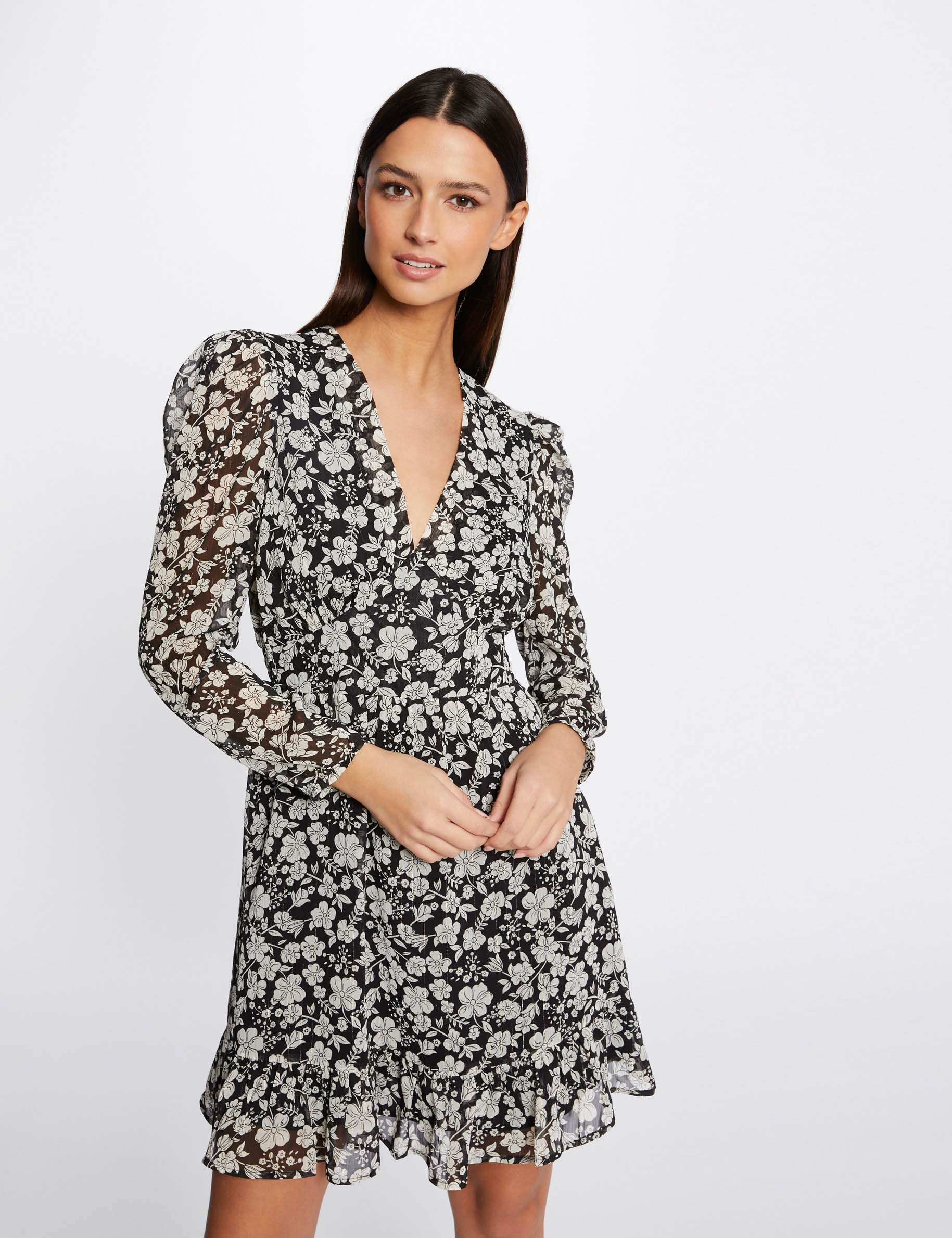 Loose A-line floral print multico ladies' Loose A-line floral print multico ladies'