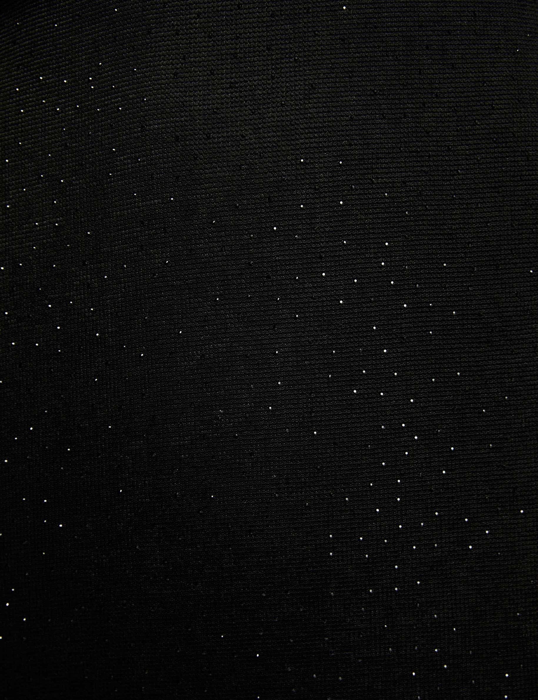 shiny knit dress black women null