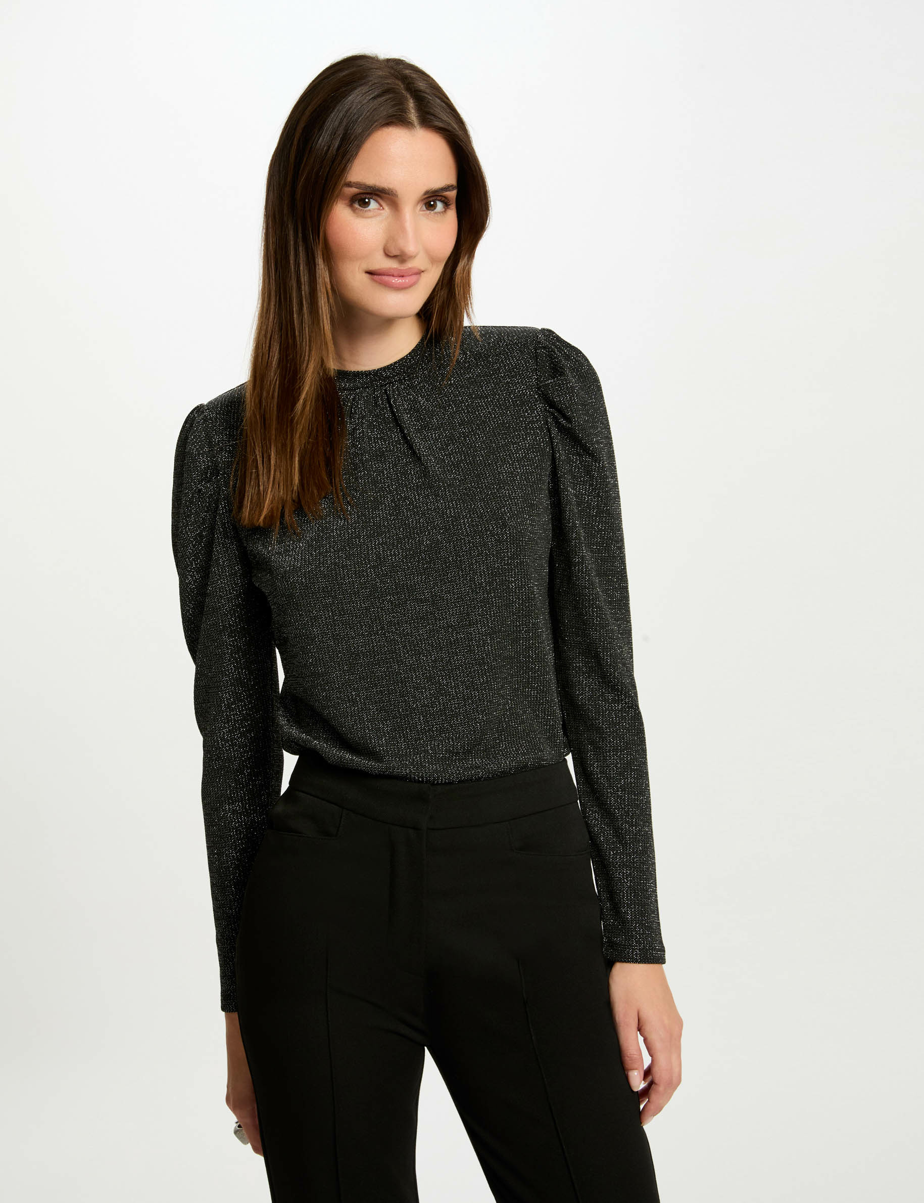 long sleeved t shirt silver women Long-sleeved t-shirt silver women