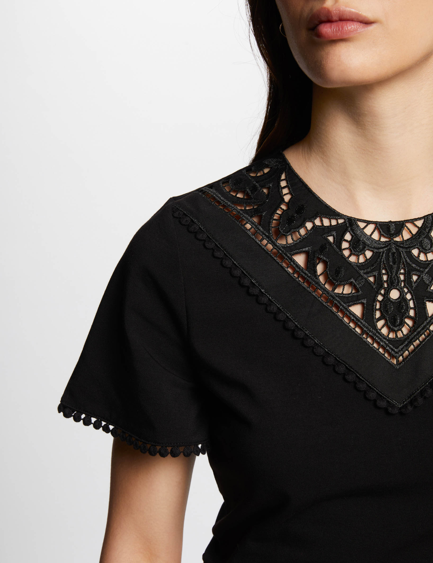 short sleeved t shirt black women Short-sleeved t-shirt black women