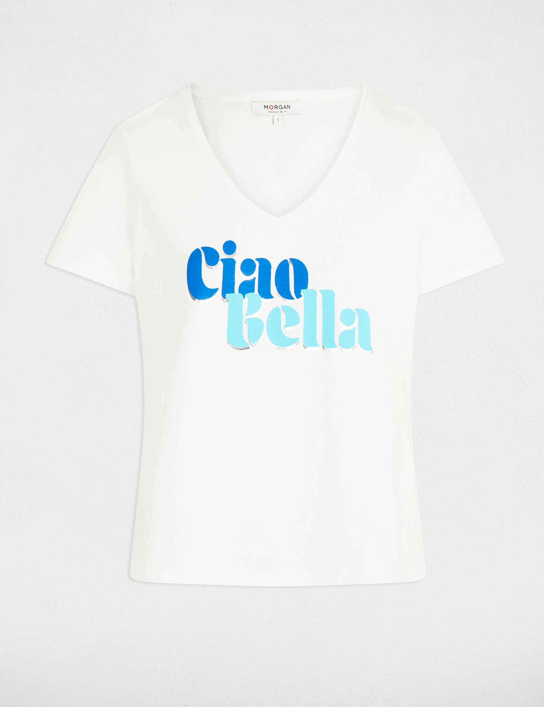 t shirt with message white women T-shirt with message white women
