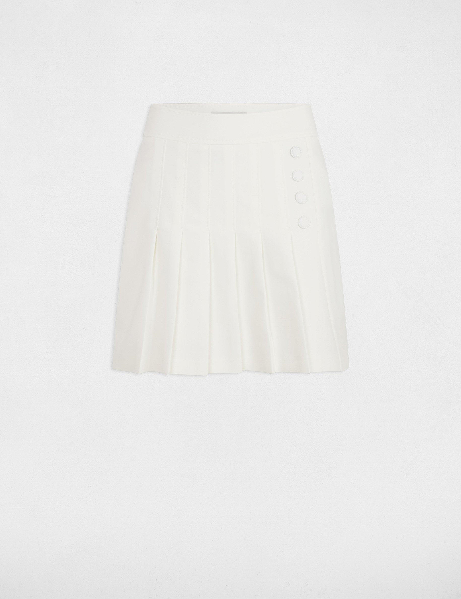 pleated mini skirt white women Pleated mini skirt white women