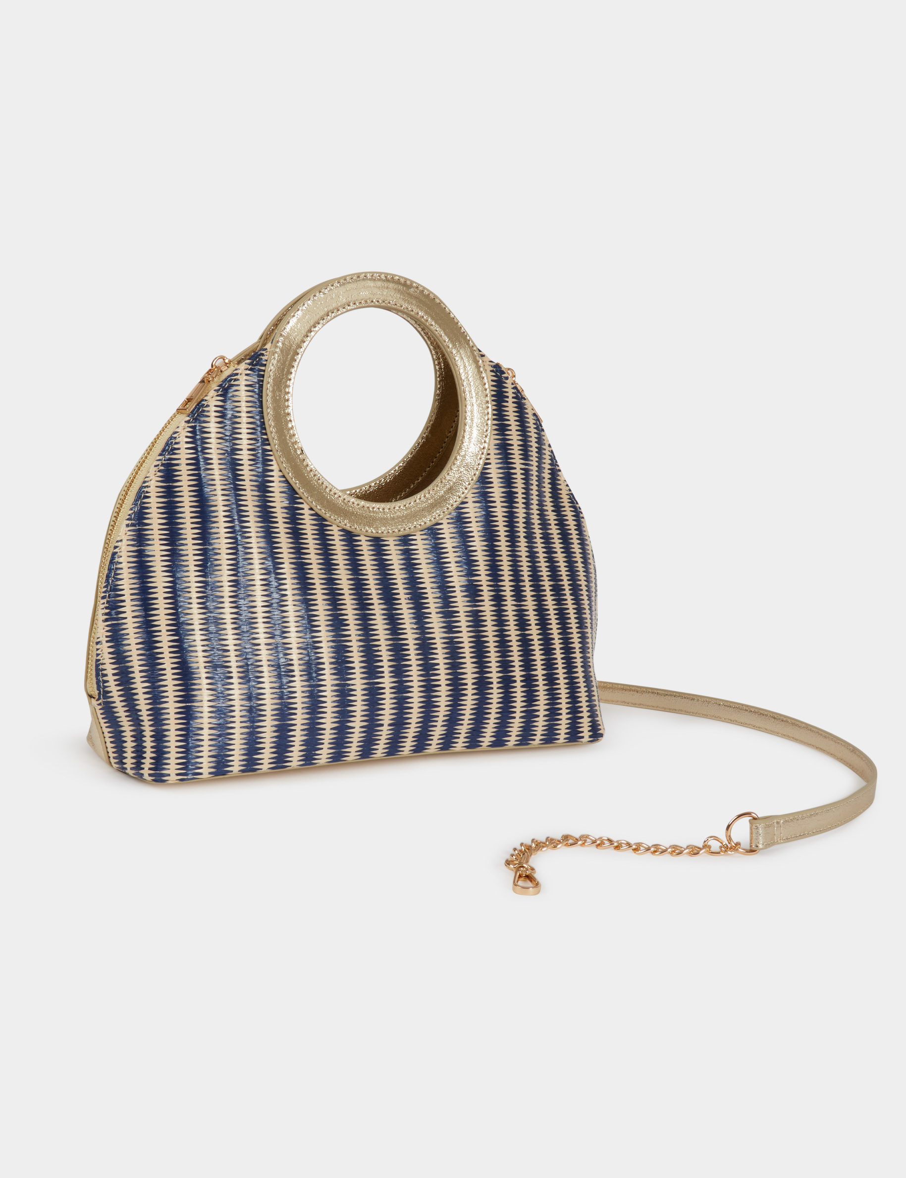 sac tresse a rayures multicolore femme Sac tressé à rayures multicolore femme