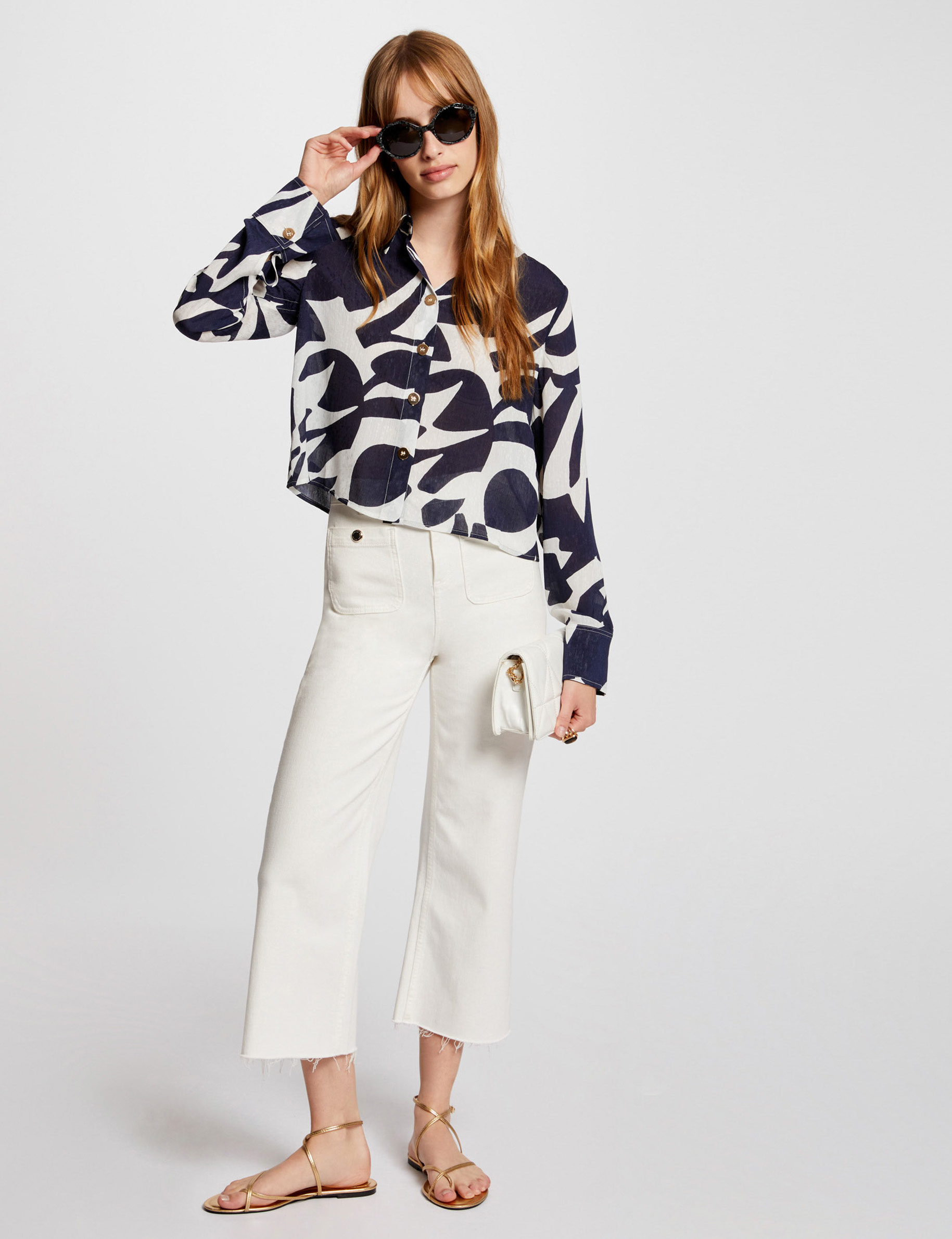 chemise manches longues multico femme Chemise manches longues multico femme