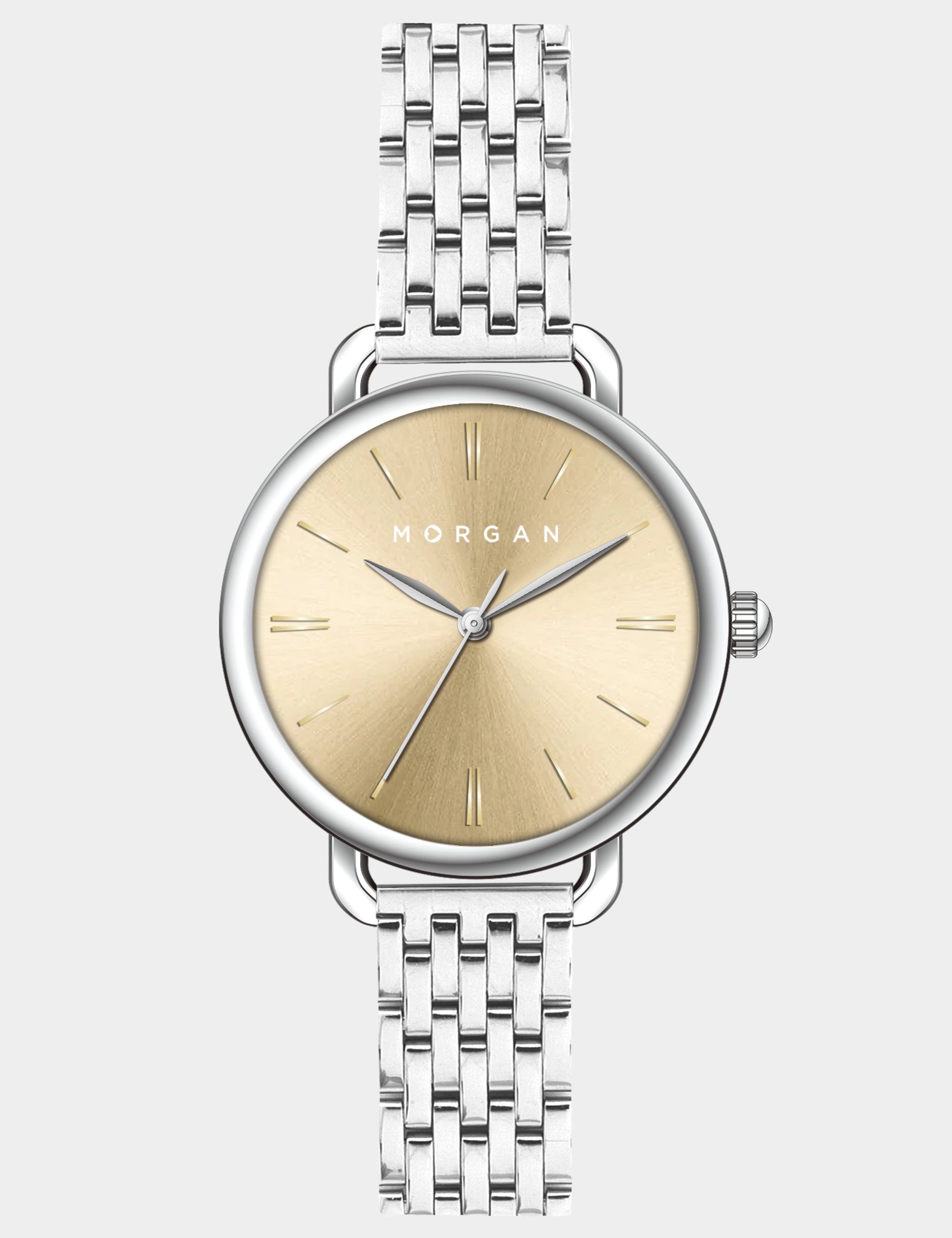 Watch silver color women