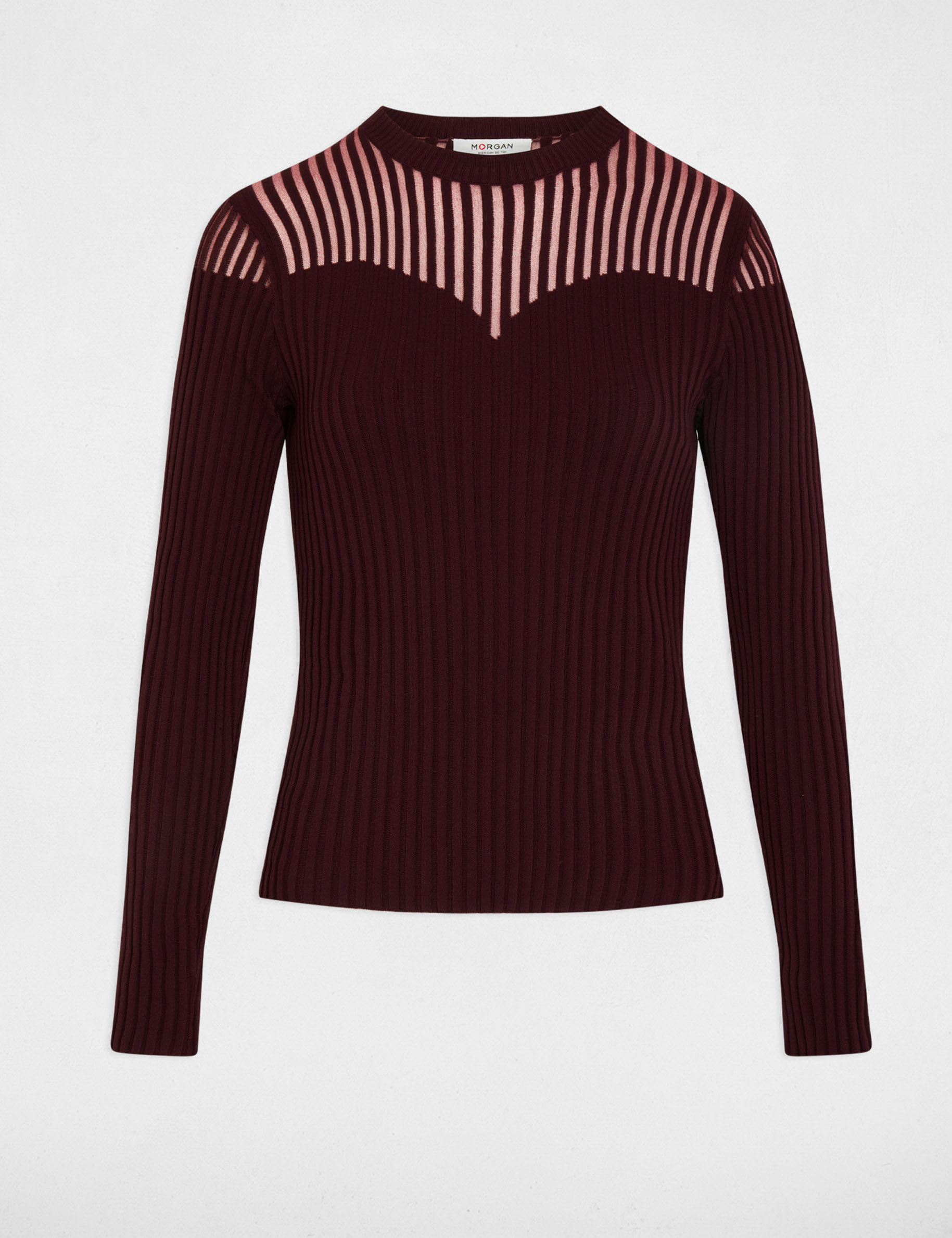 long sleeved jumper plum women Long-sleeved jumper plum women